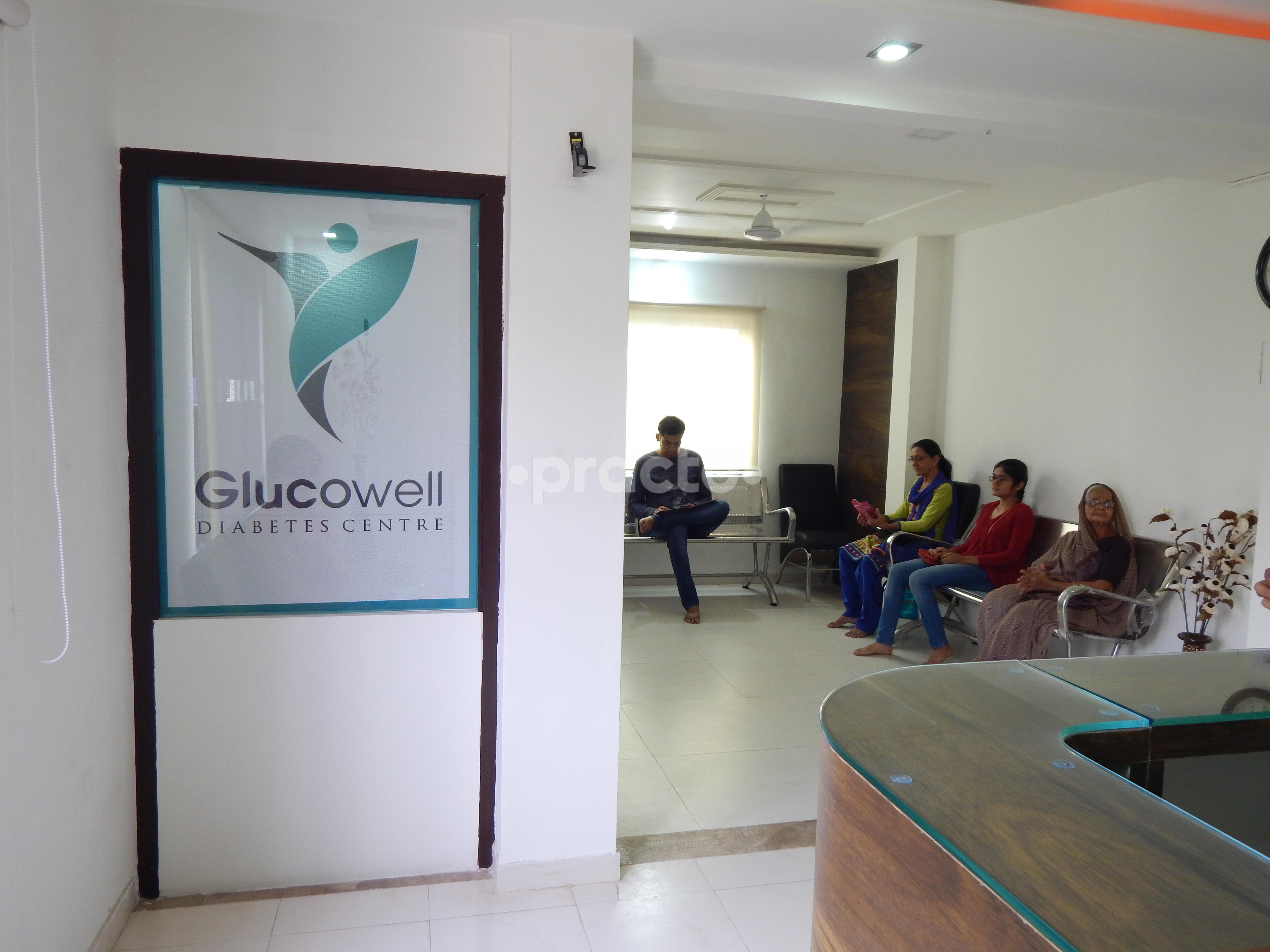 Waiting Area at Glucowell Diabetes Centre Ellora Park Vadodara