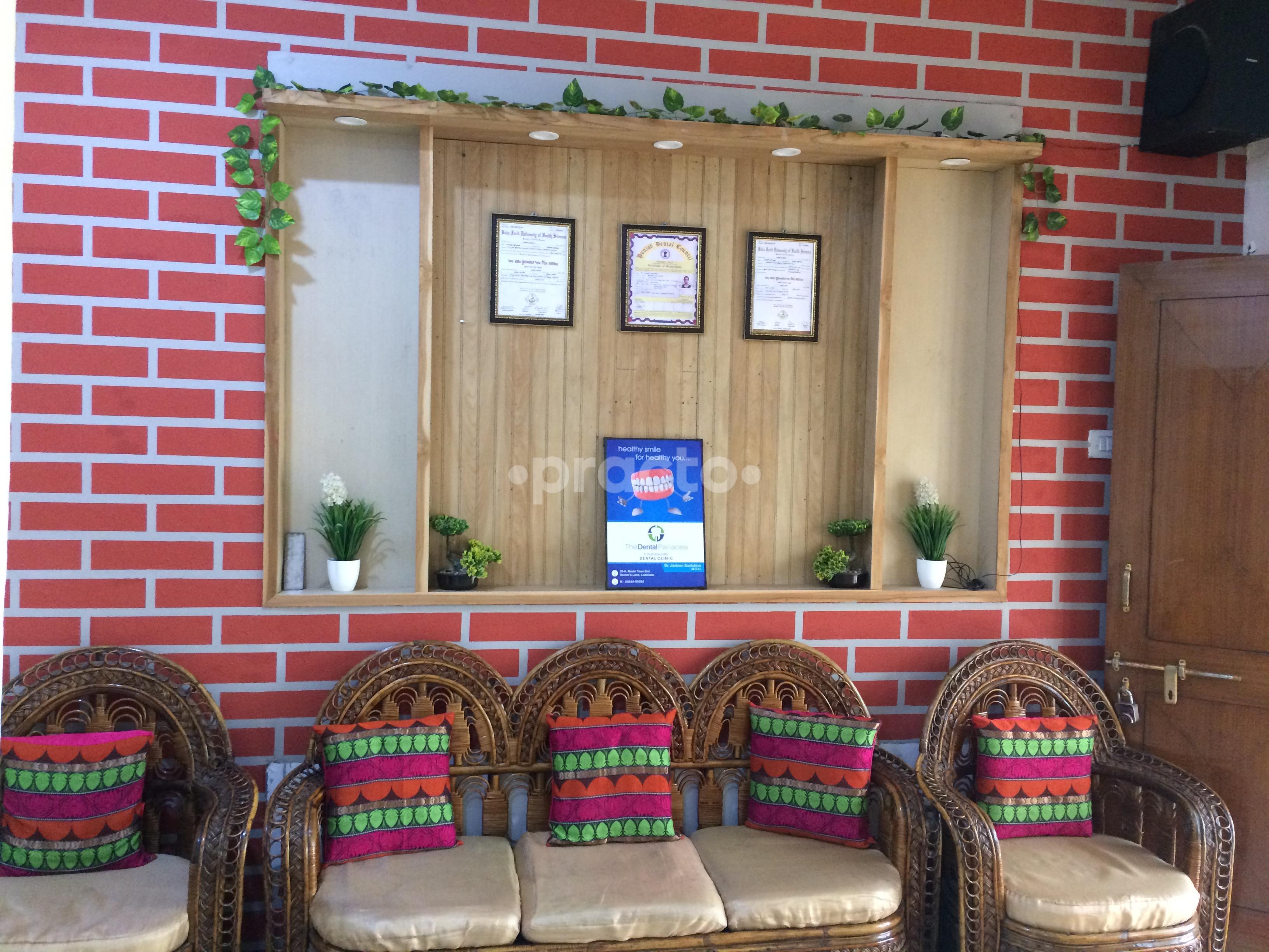Waiting Area at The Dental Panacea Model town extension Ludhiana