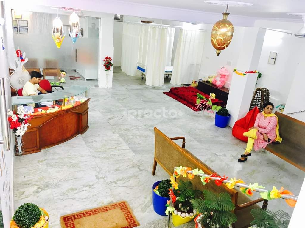 Waiting Area at VATS Child Care Clinic Preet Vihar Delhi