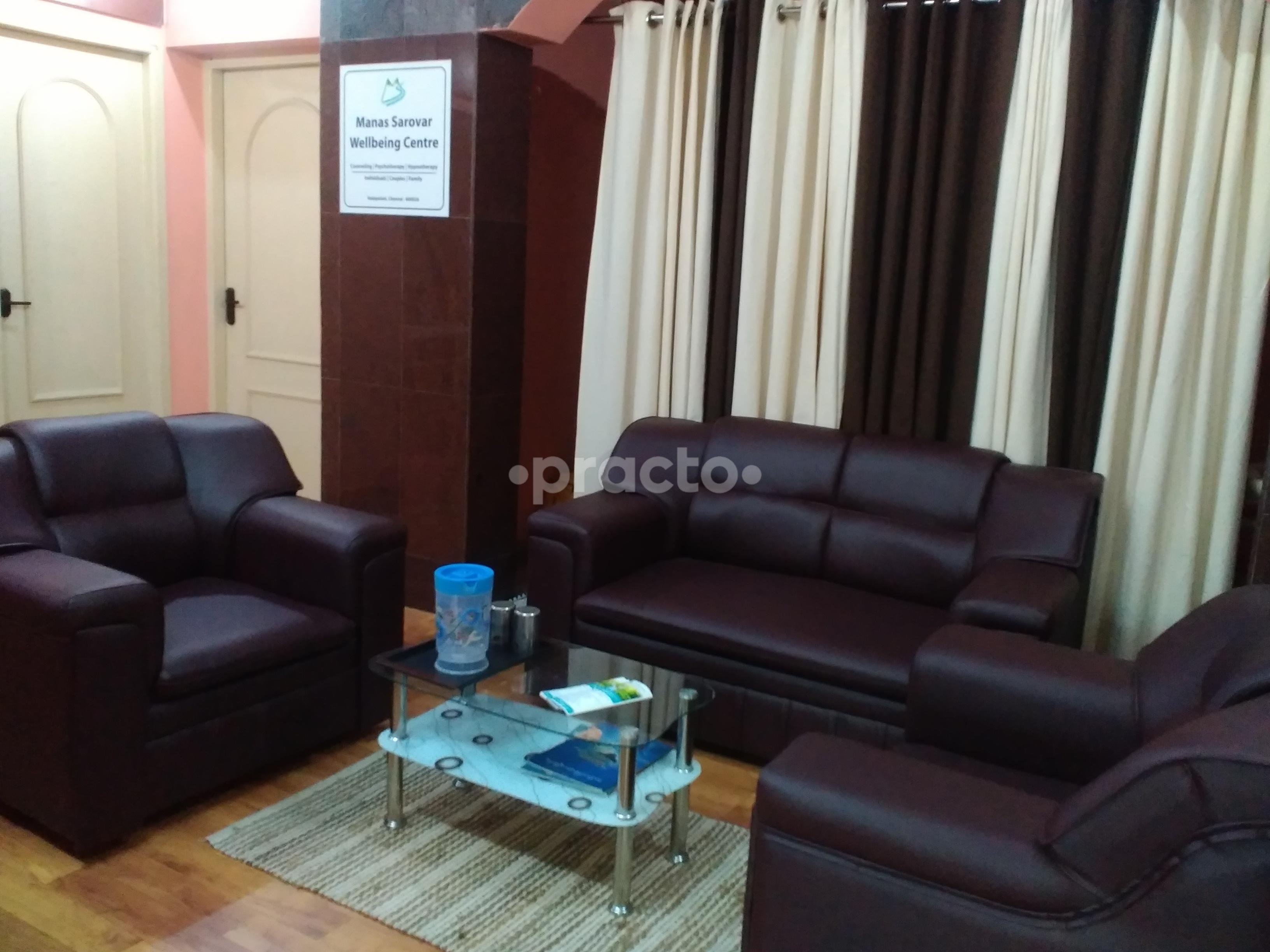 Reception at Manas Sarovar Wellbeing Centre Vadapalani Chennai