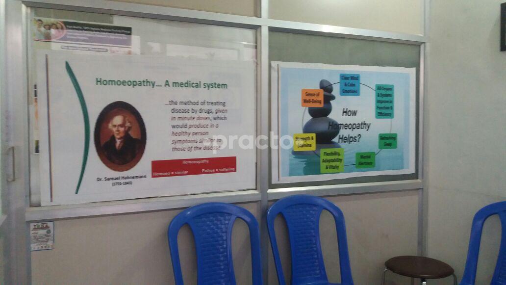 Waiting Area at Arogya Homoeo Care Sulur Coimbatore