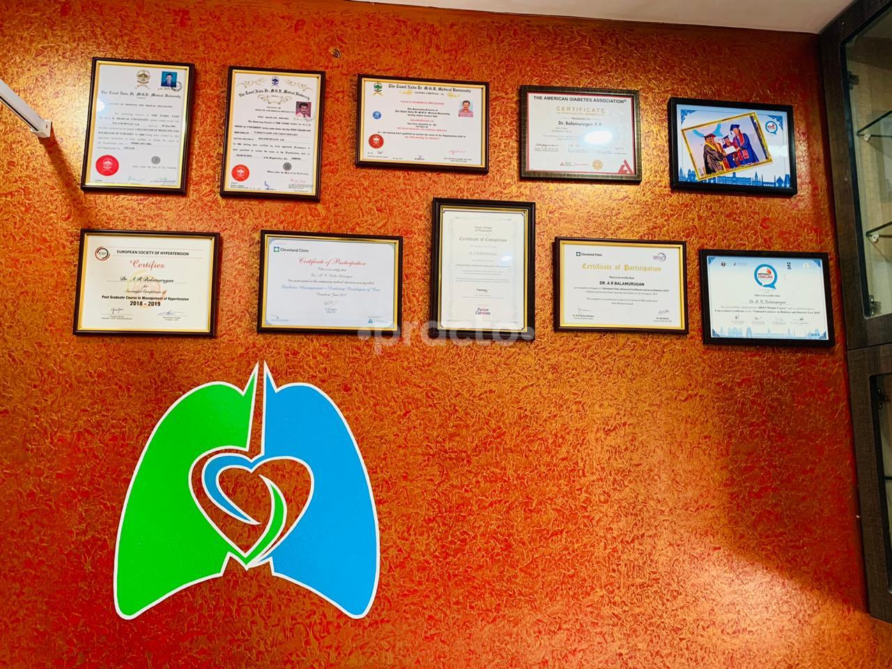 Reception Area at Swasam Speciality Clinic Kolathur Chennai