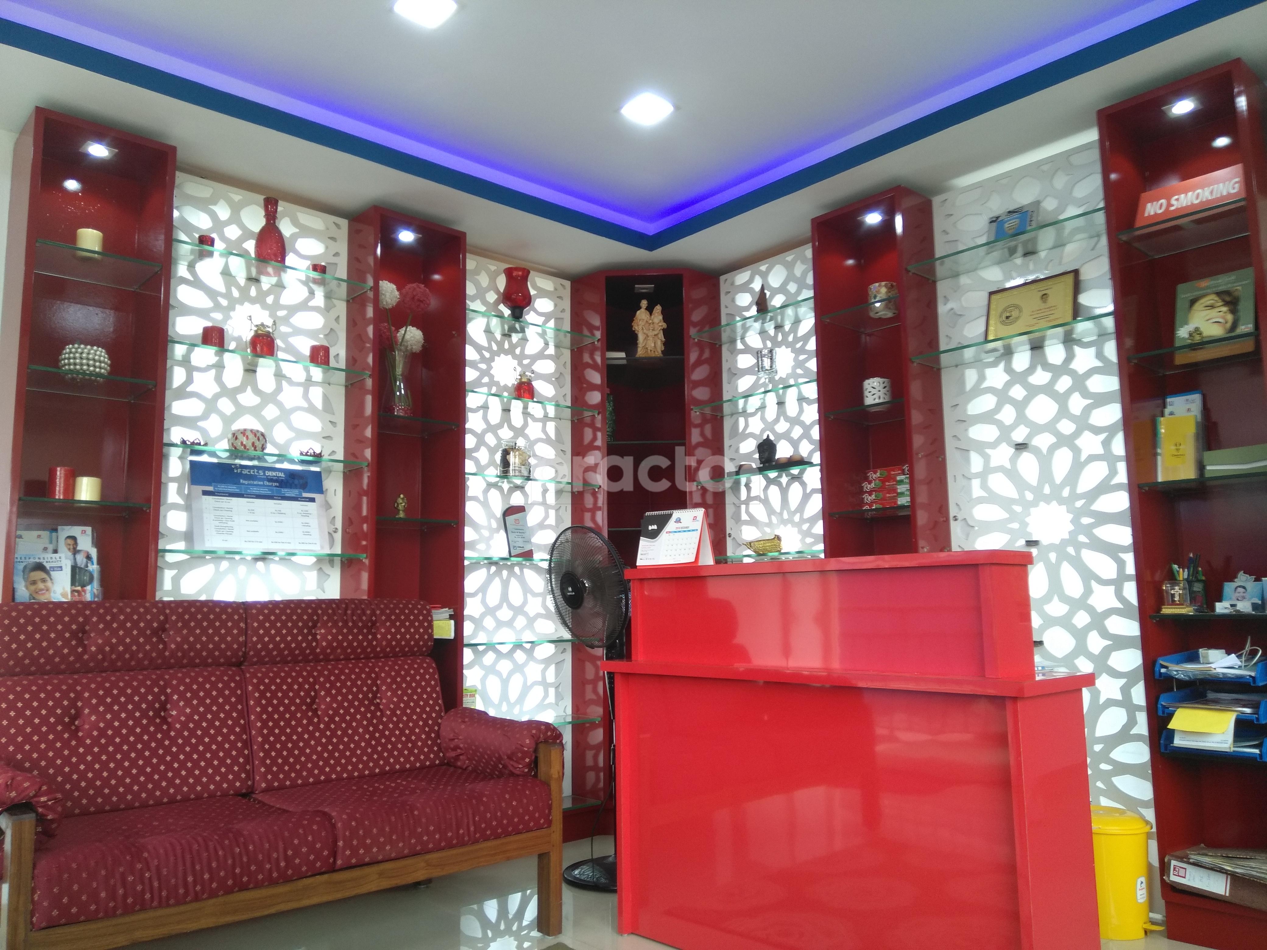 Reception at Facets Dental Edapally Ernakulam