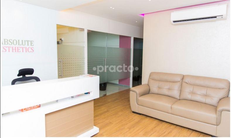 Reception at Absolute Esthetics Mogappair West Chennai