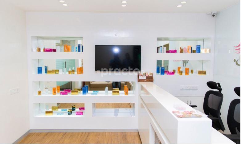 Reception at Absolute Esthetics Mogappair West Chennai