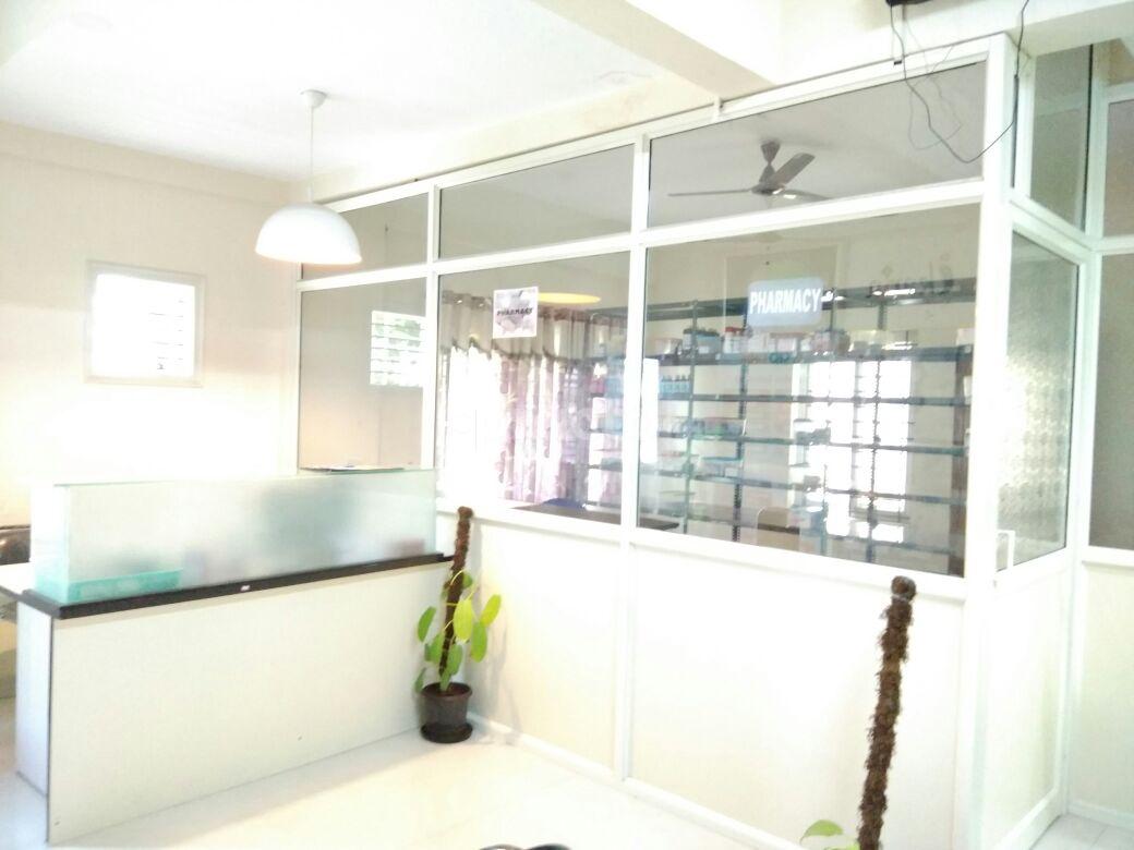 Reception at Ikaria speciality clinic Panduranga Nagar Bangalore