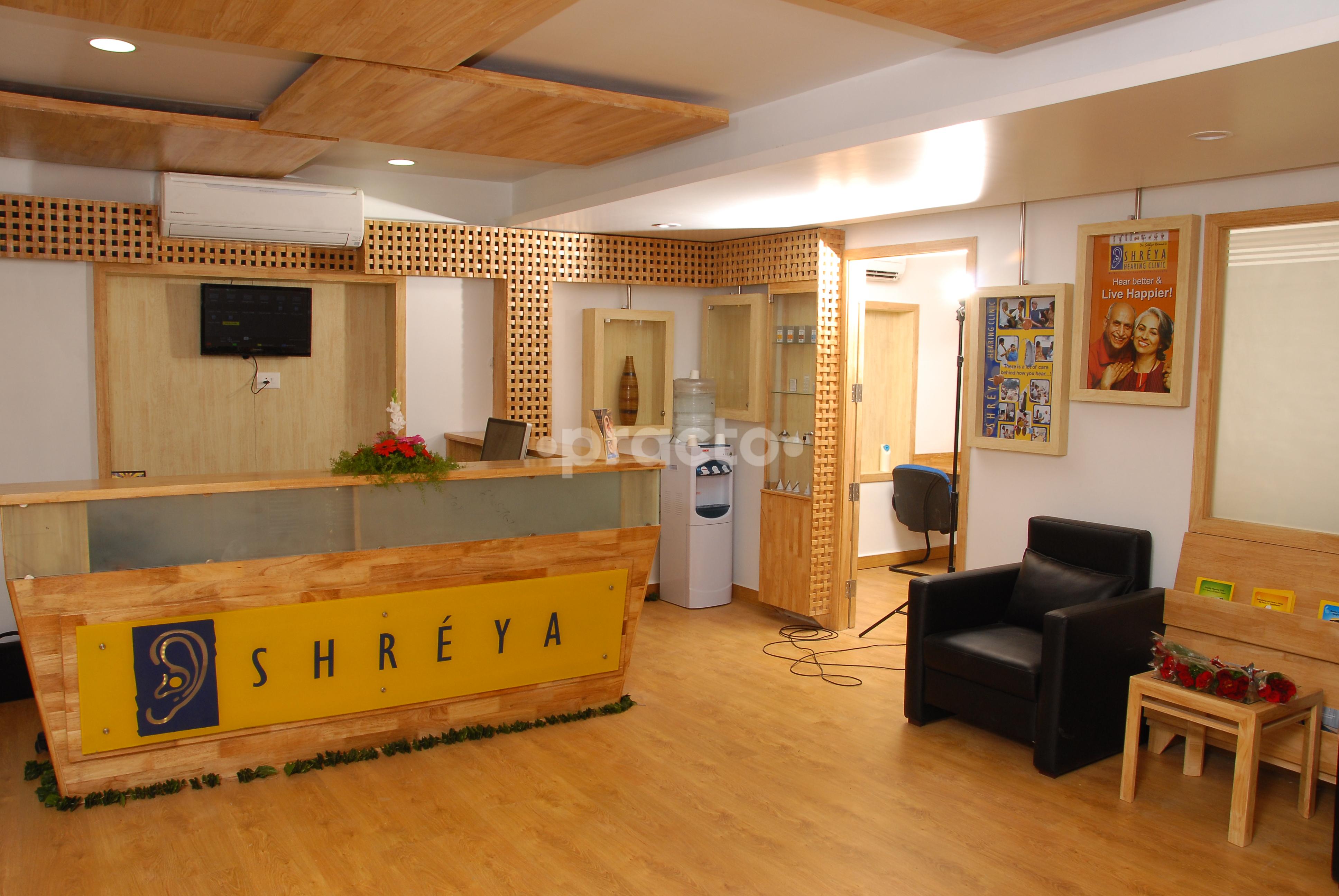 Reception at Shreya Hearing Clinic Vijayanagar Bangalore