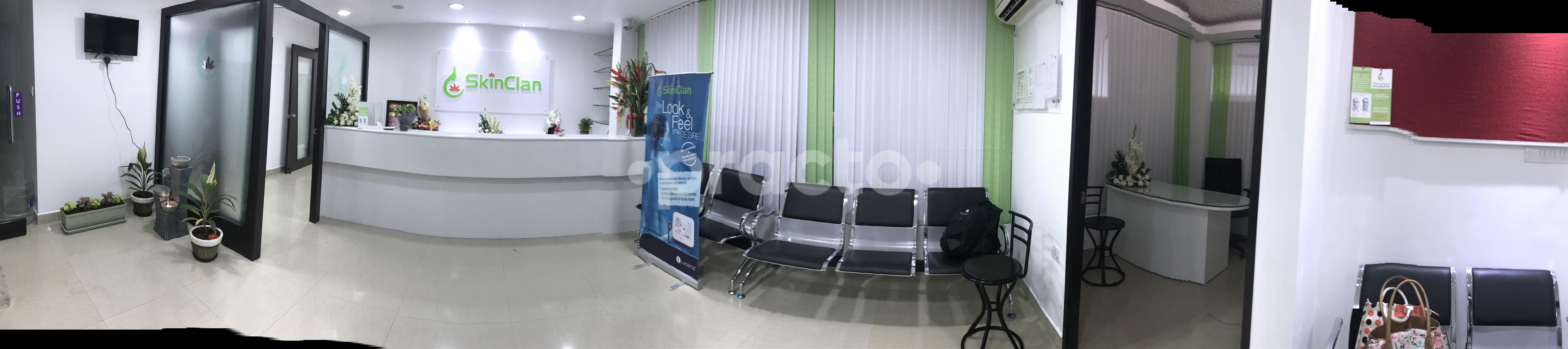 Reception at SkinClan Banashankari 2nd Stage Bangalore