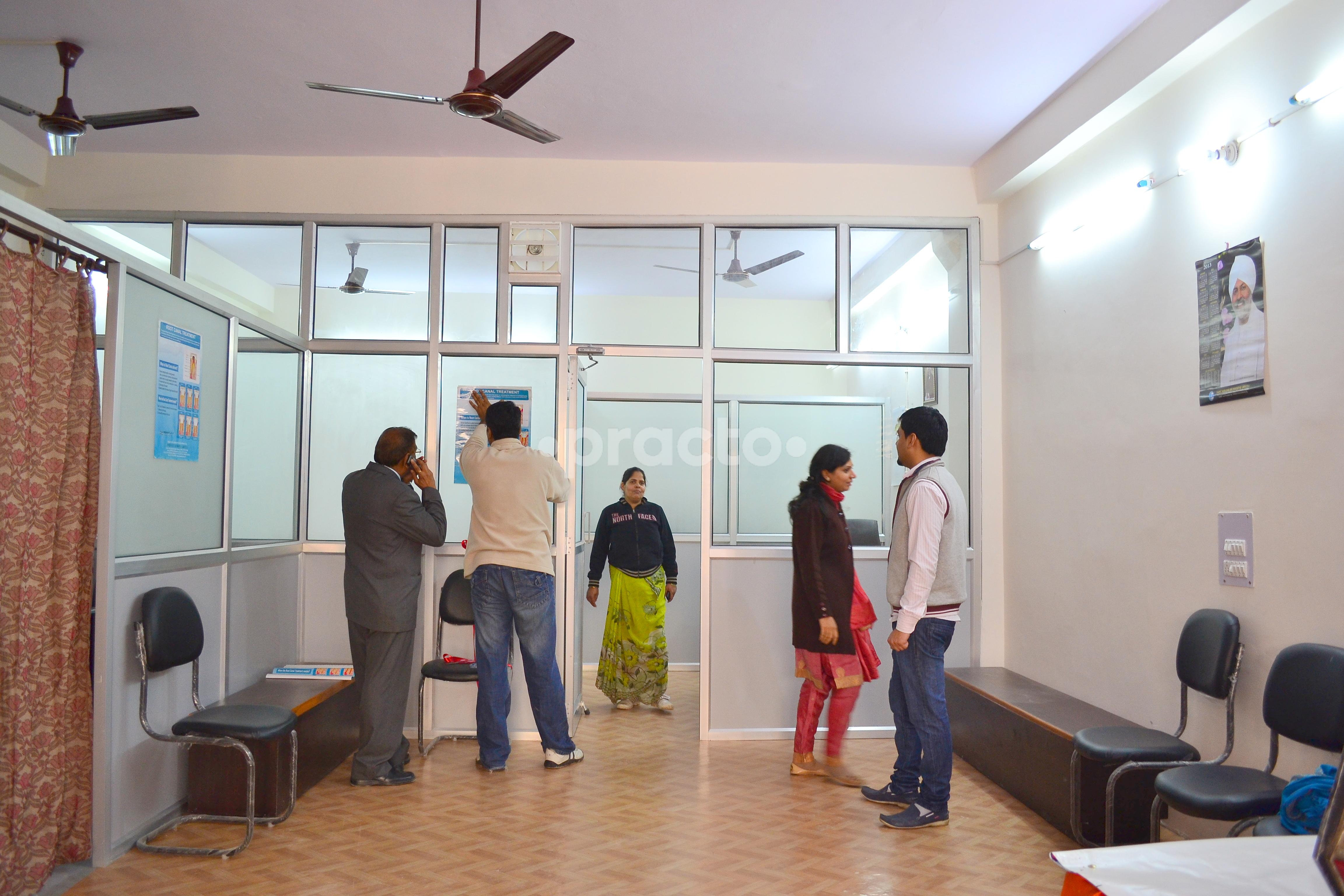 Waiting Area at Dev Dr. Teeth Dental Clinic Sant Nagar Delhi