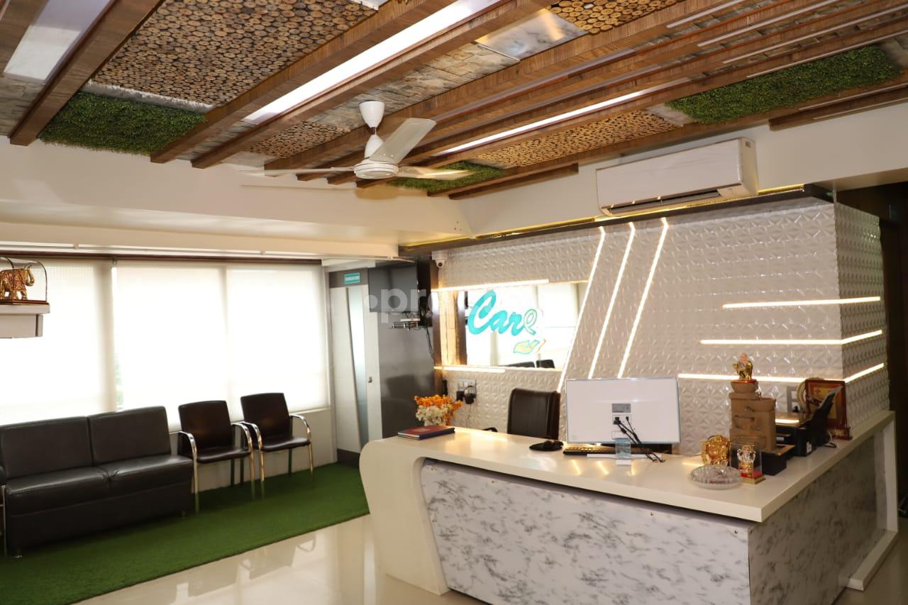Reception Area at Care Speciality Hospital Pimple Saudagar Pune