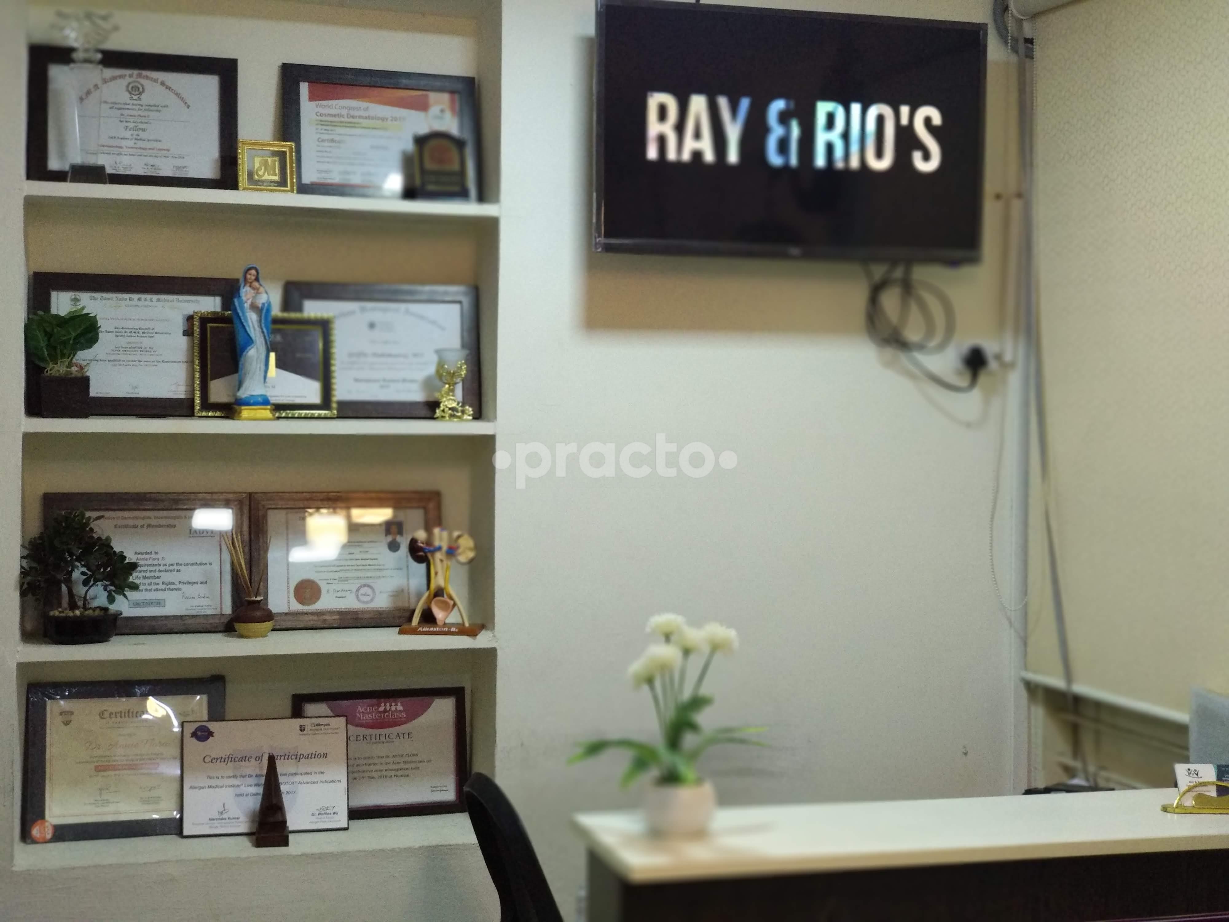 Reception at Ray & Rio's Speciality Clinic Egmore Chennai