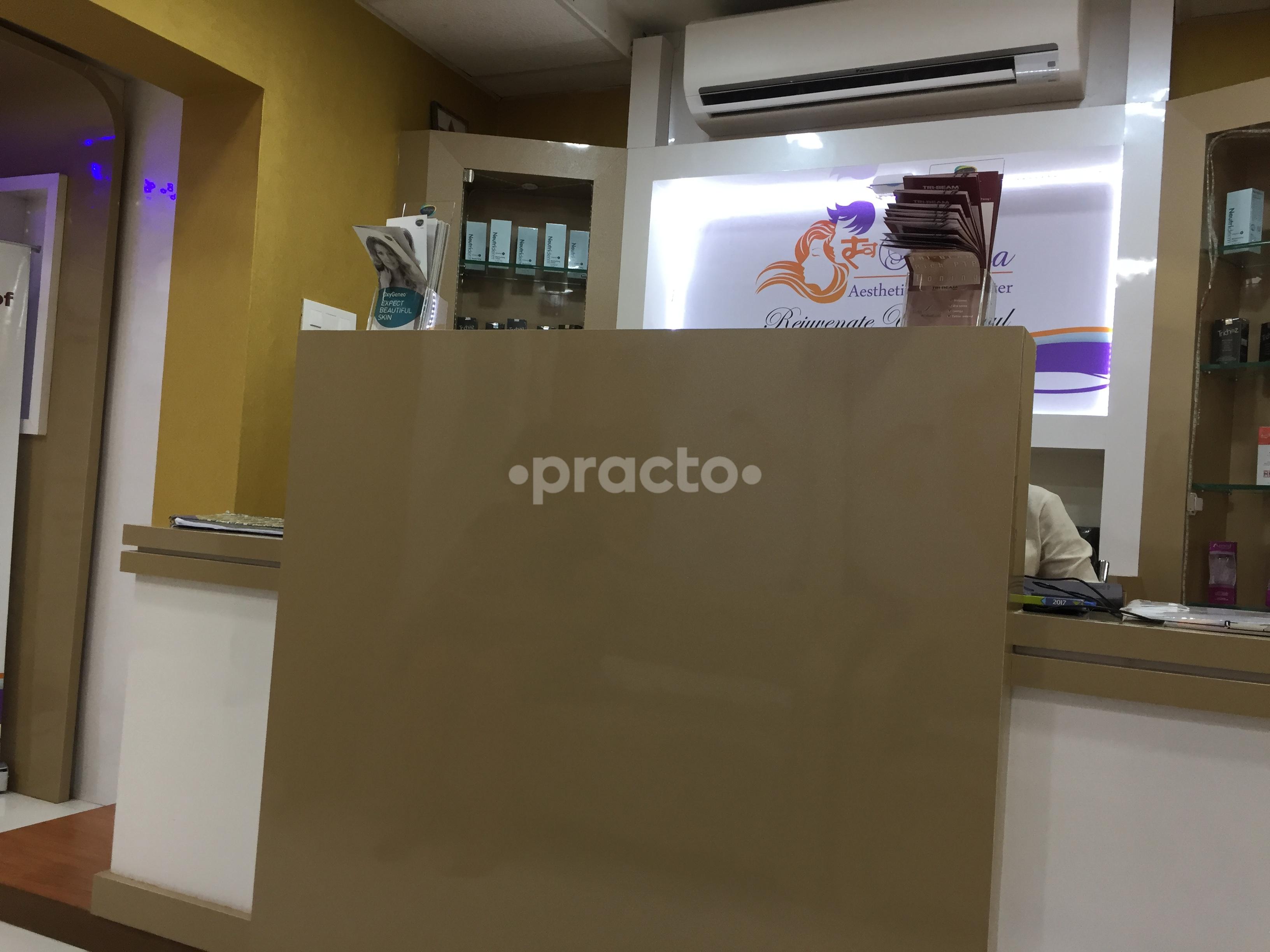 Reception at Swa-Astitva Aesthetic Laser Center Mulund West Mumbai