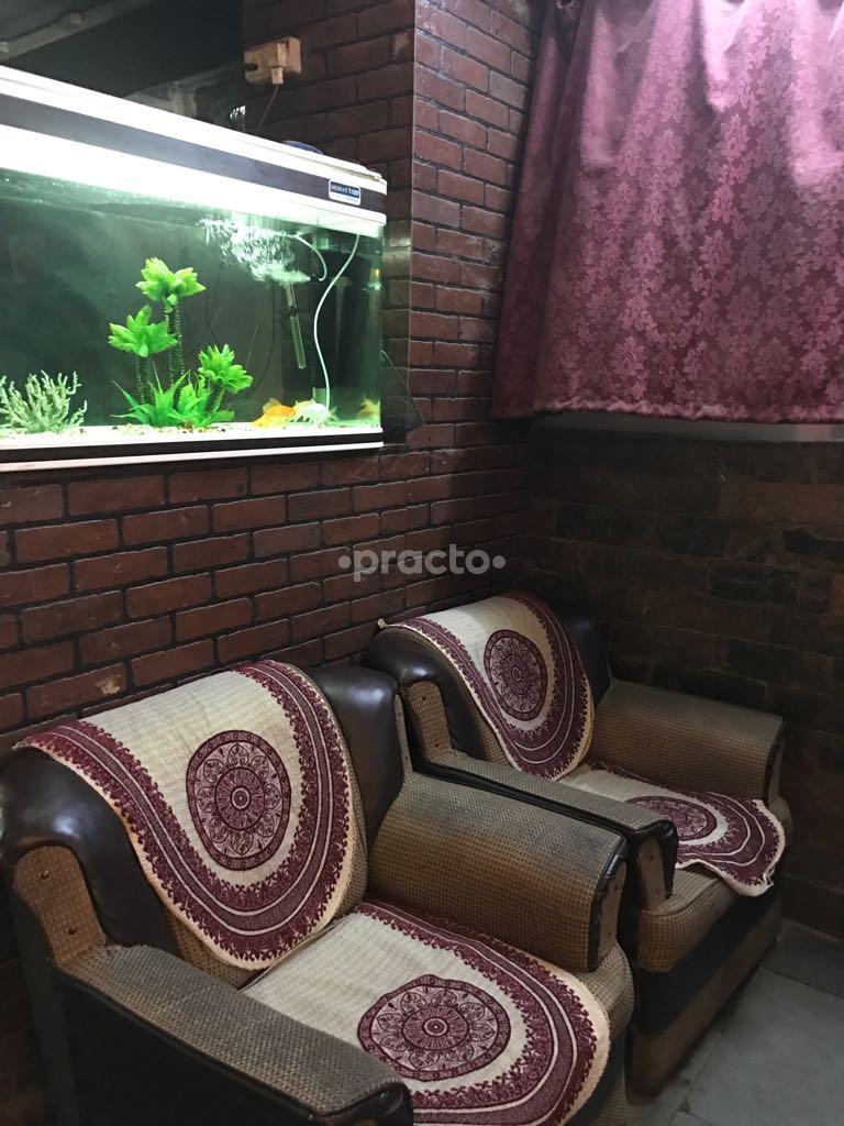 Waiting Area at Nadavanam Kerala Ayurvedic Clinic IP Extension Delhi