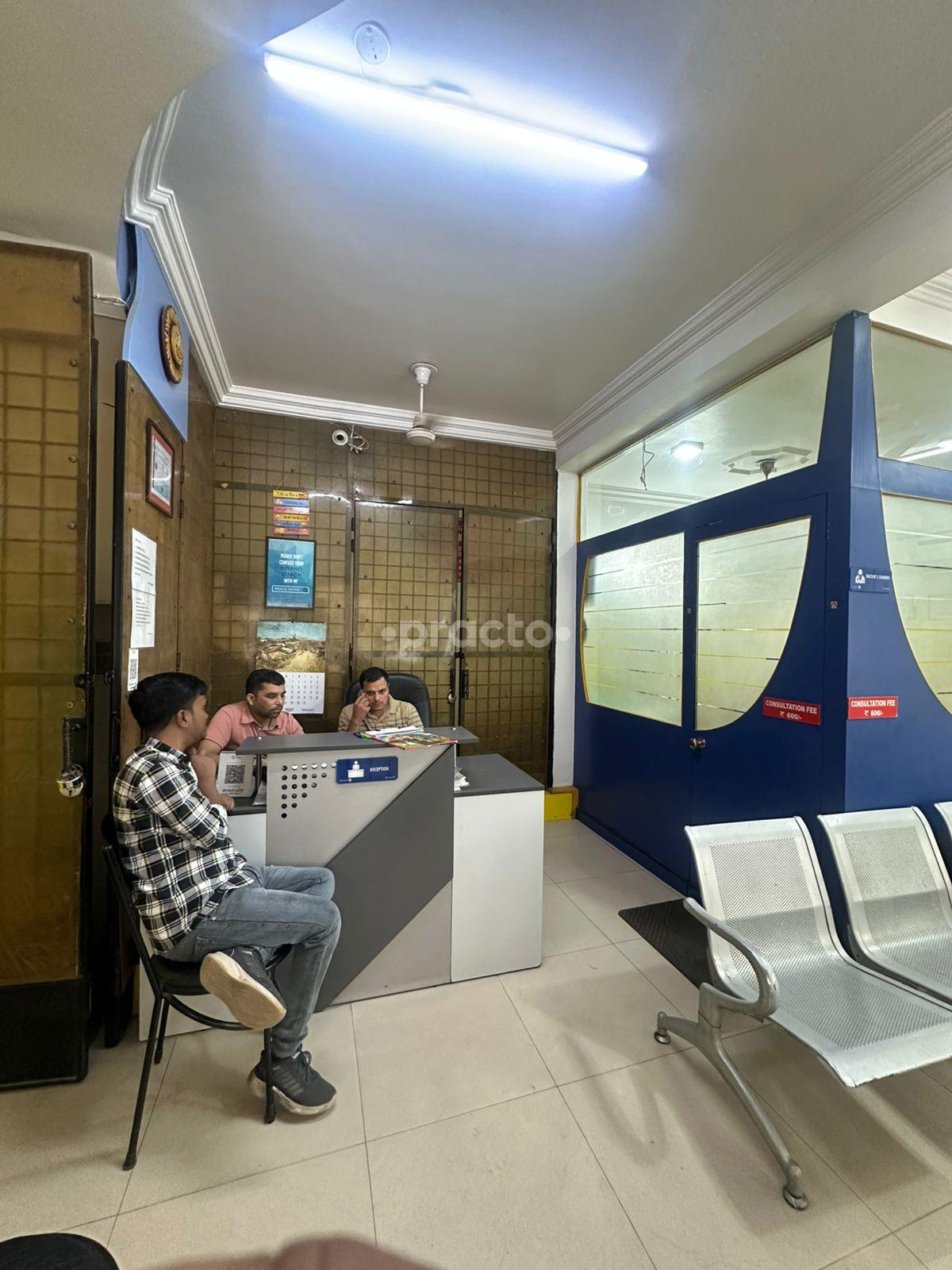Reception Area at ENT Care Clinic Krishna Nagar Kanpur