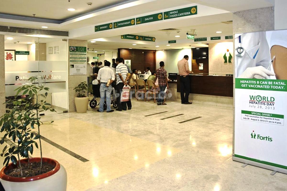 Reception at Indian Vascular Surgery Centre (IVS) Sector 36 Chandigarh