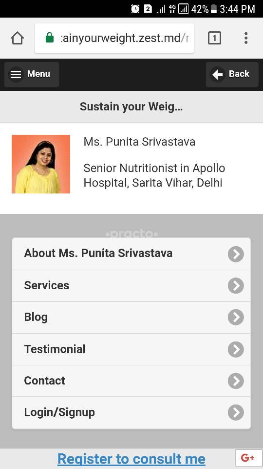 sustainyourweight.zest.md Sarita Vihar Delhi