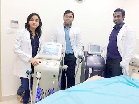Equipment Area at Derma Clinix Mylapore Chennai