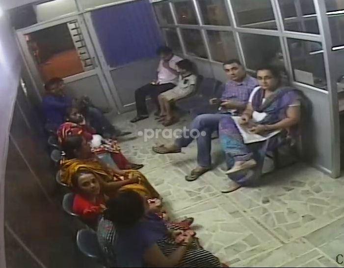 Waiting Area at Kumar Health Care Yamuna Vihar Delhi