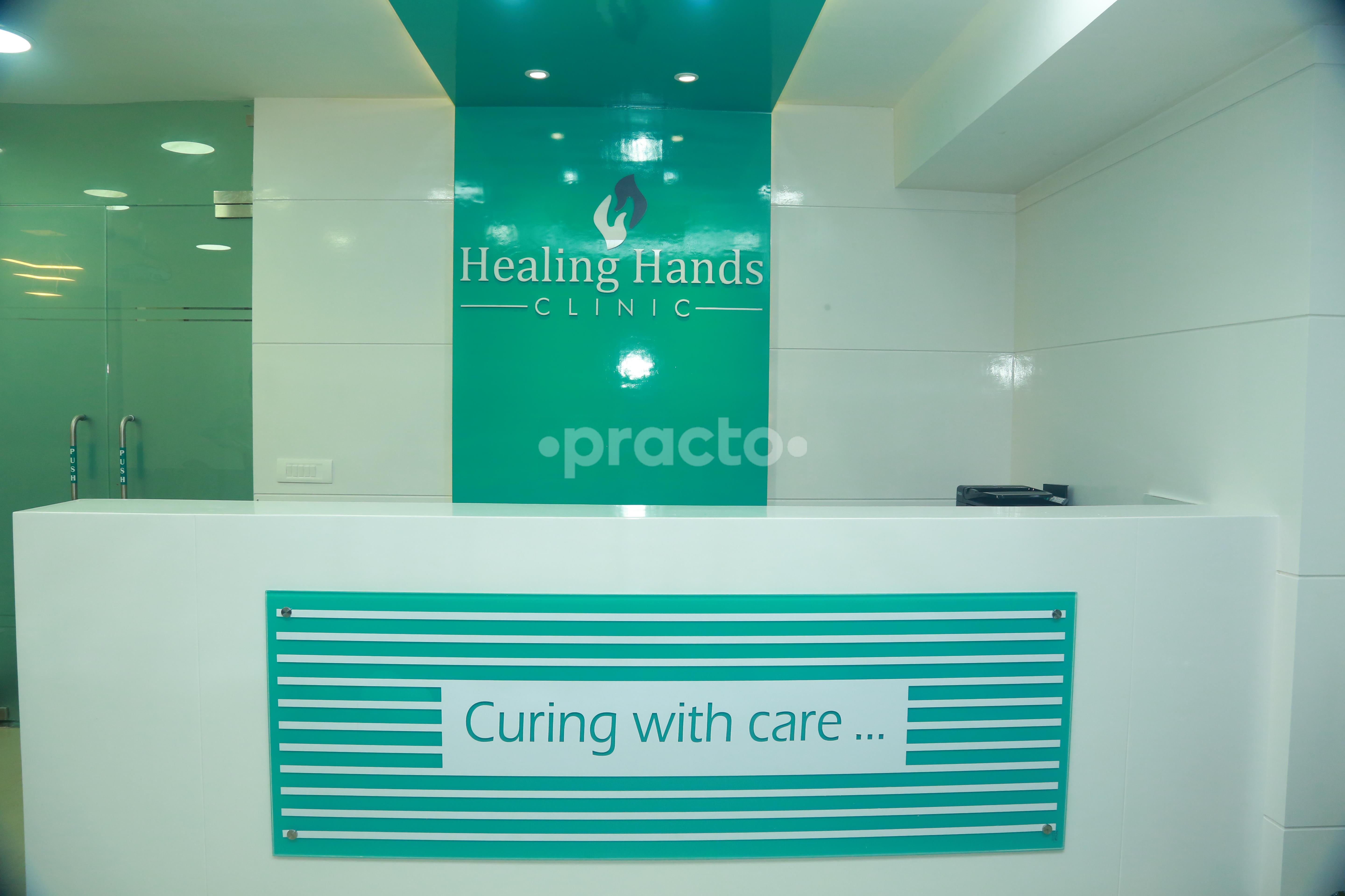 Reception at Healing Hands Clinic Kemps Corner Mumbai