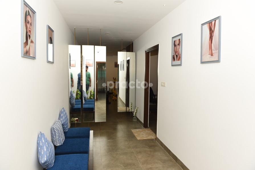 Waiting Area at Manya Aesthetic Clinic Jubilee Hills Hyderabad