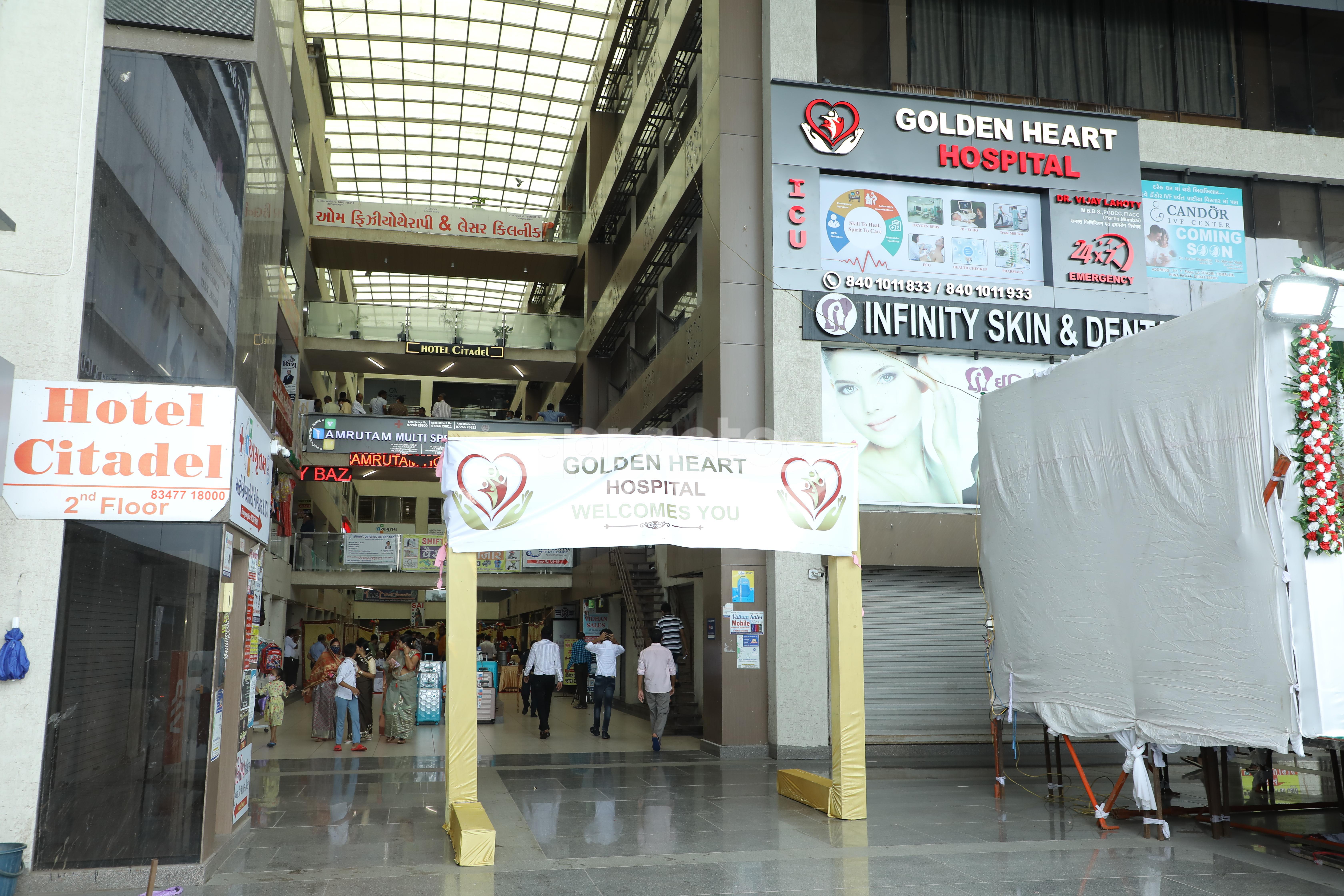 Outside Area at Golden Heart Hospital Parvat Patiya Surat