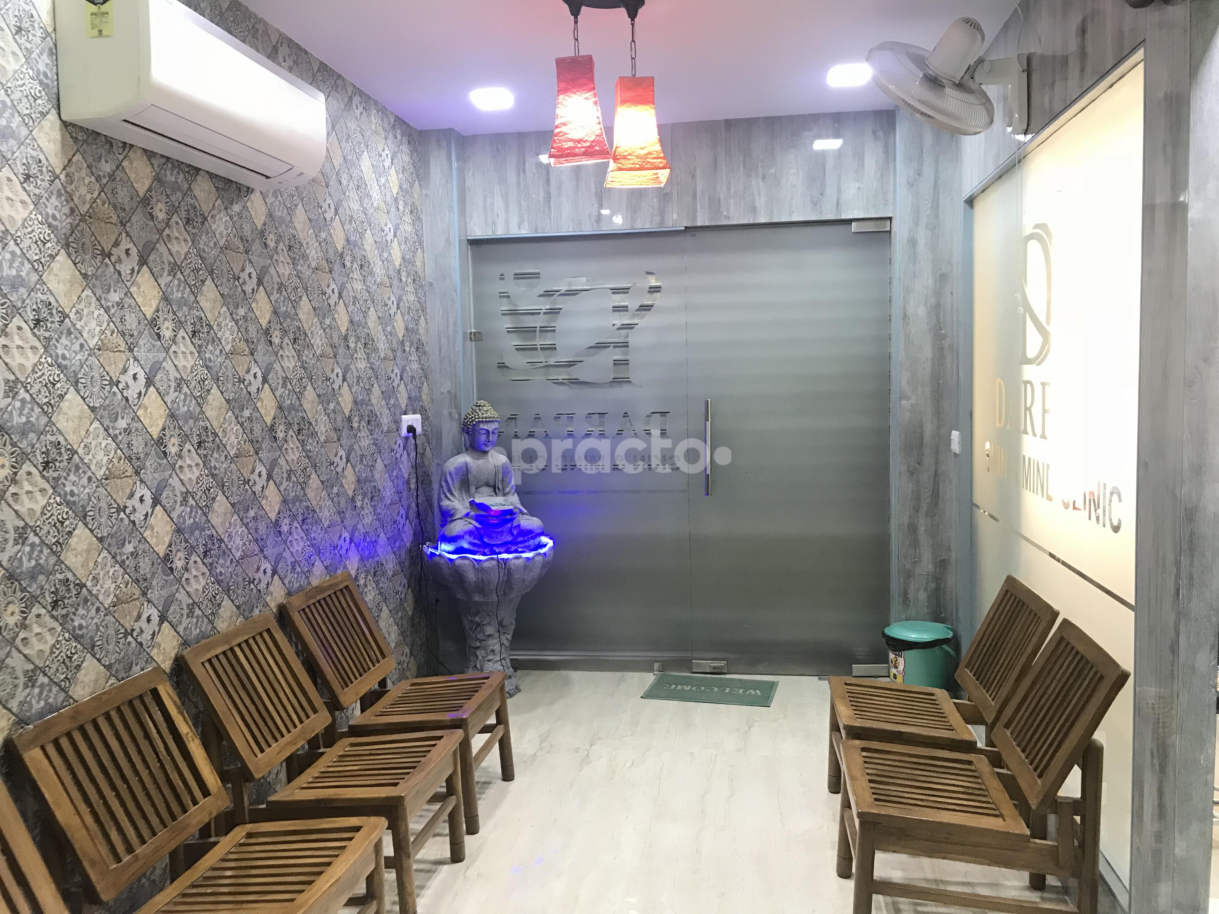 Waiting Area at Darpan Skin and Mind Clinic DLF Phase III Gurgaon