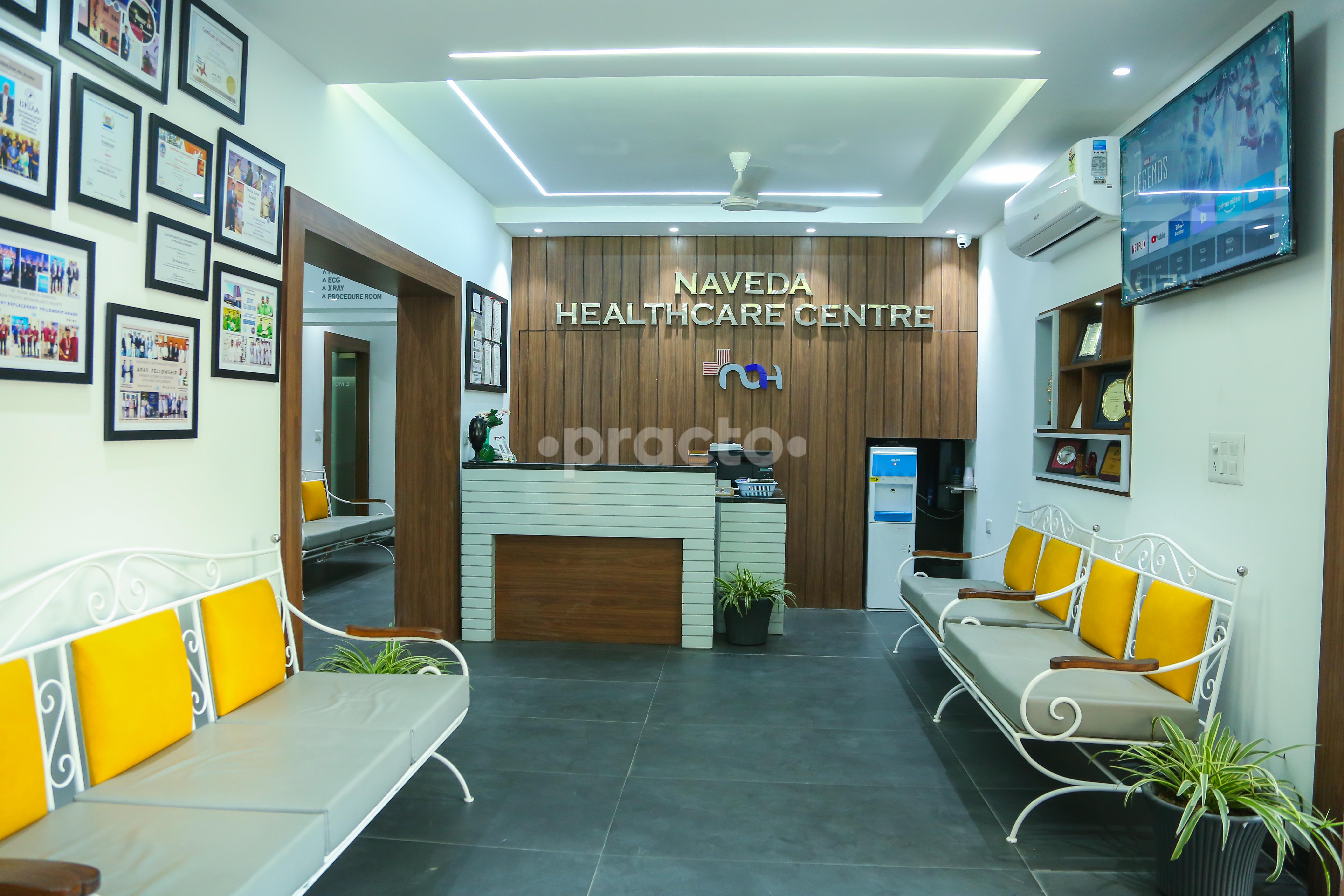 Reception Area at Naveda Healthcare Centre Rohini Delhi