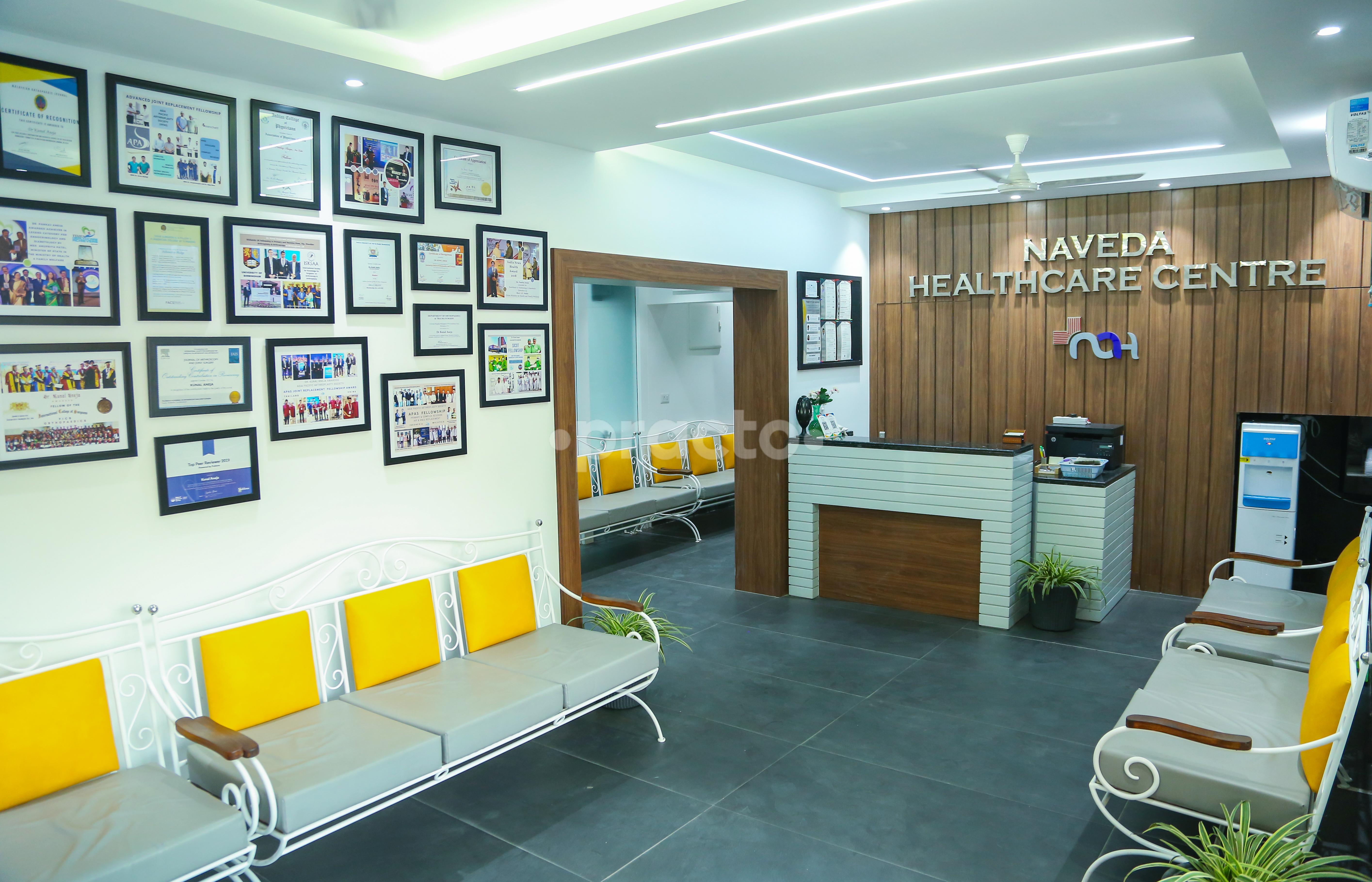 Waiting Area at Naveda Healthcare Centre Rohini Delhi