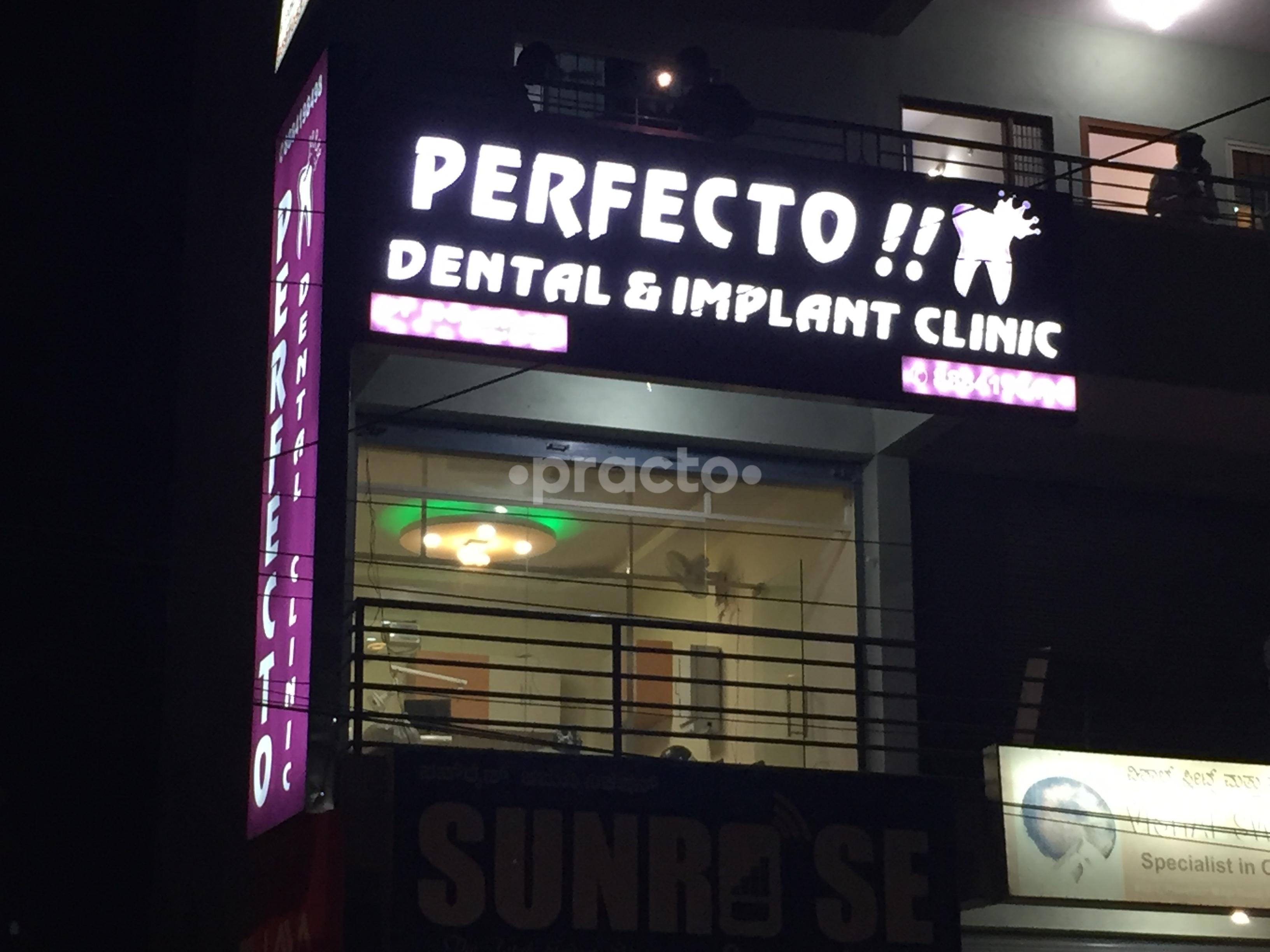 Entrance at Perfecto Dental and Implant Clinic Panathur Bangalore