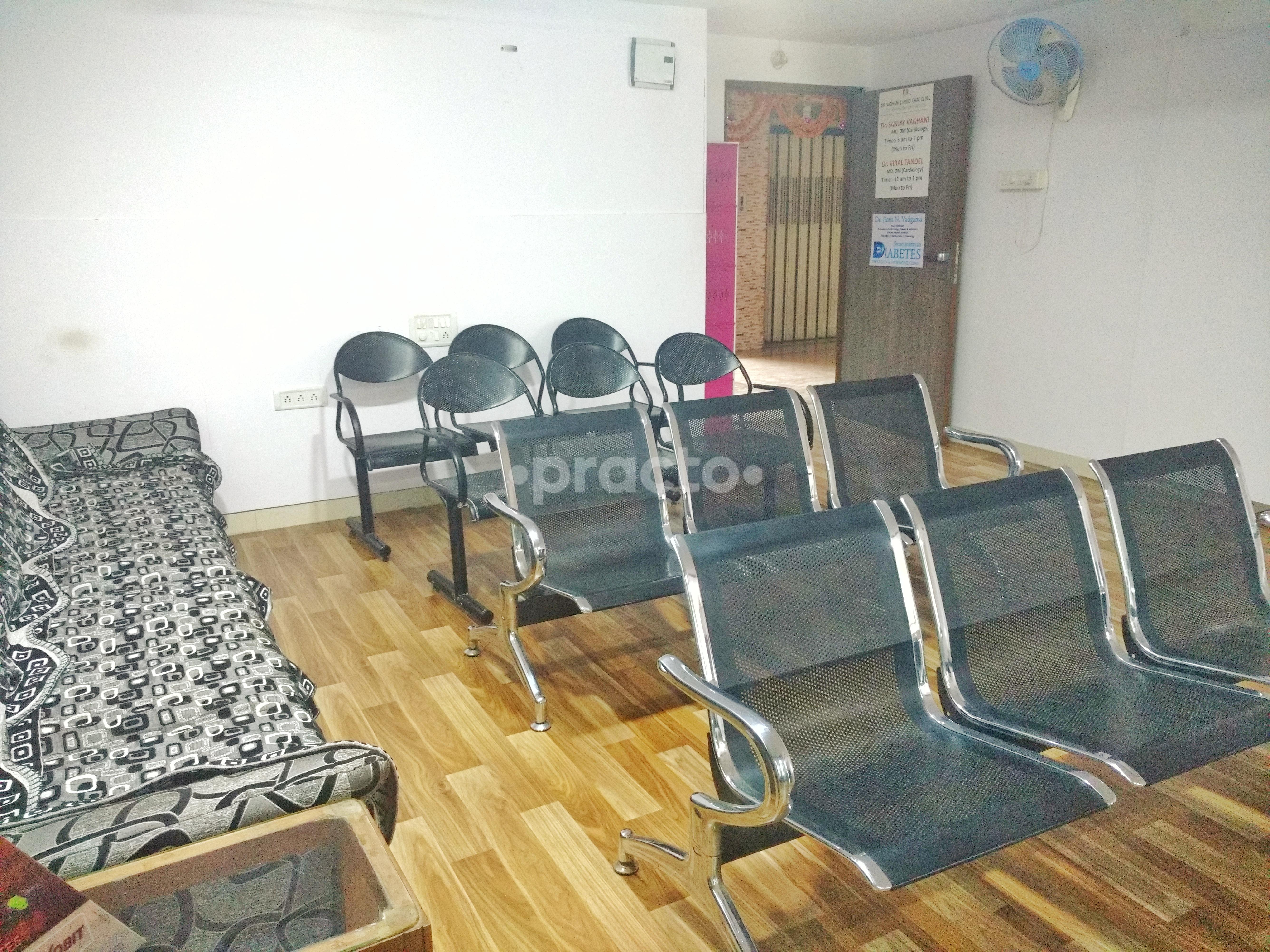 Waiting Area at Swaminarayan Diabetes, Thyroid and Hormone Clinic Laldarwaja Surat
