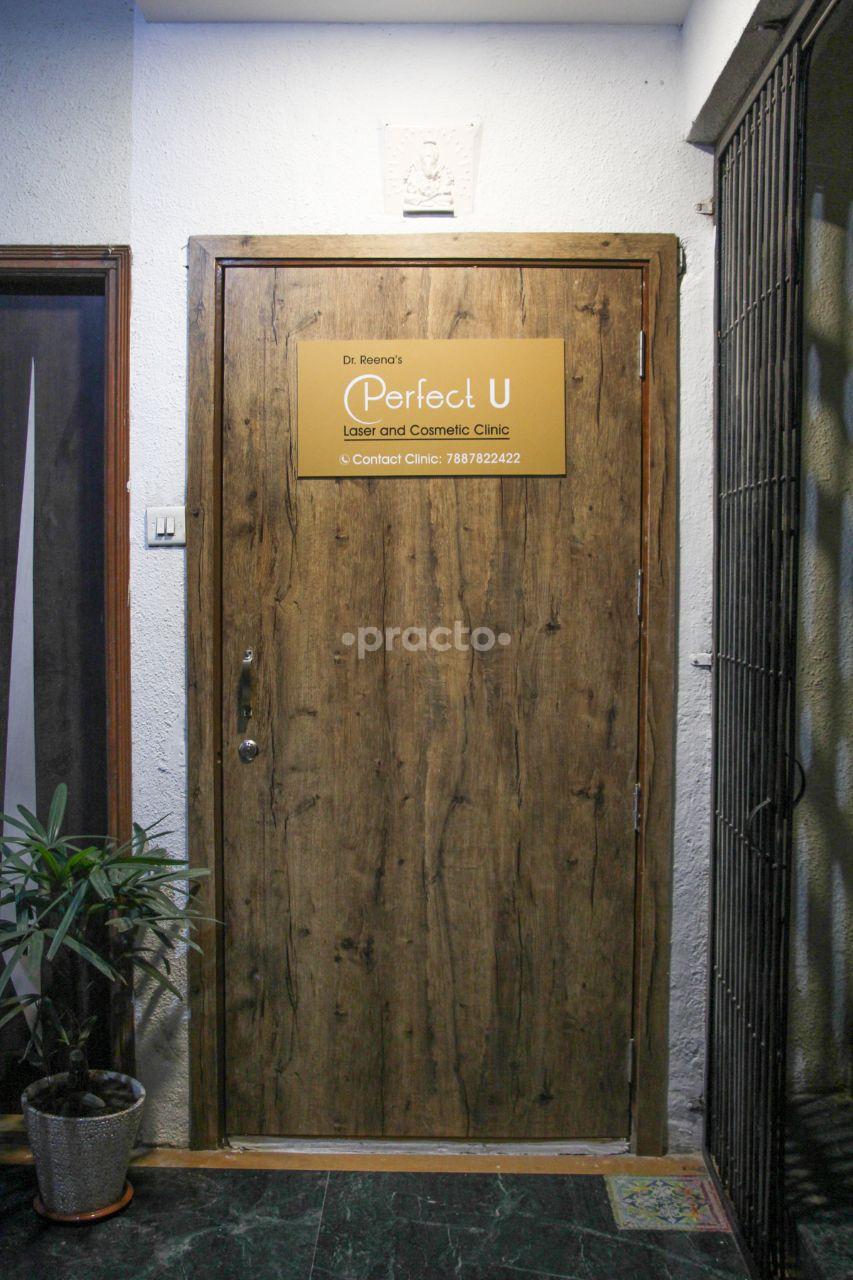 Entrance at Dr Reena's Perfect U Laser and Cosmetic Clinic Model Colony Pune