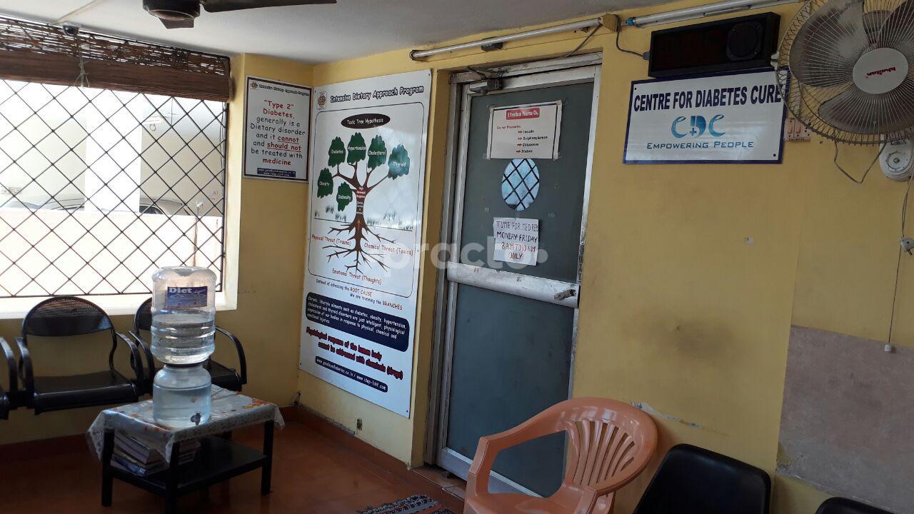Waiting Area at Centre for Diabetes Cure T Nagar Chennai
