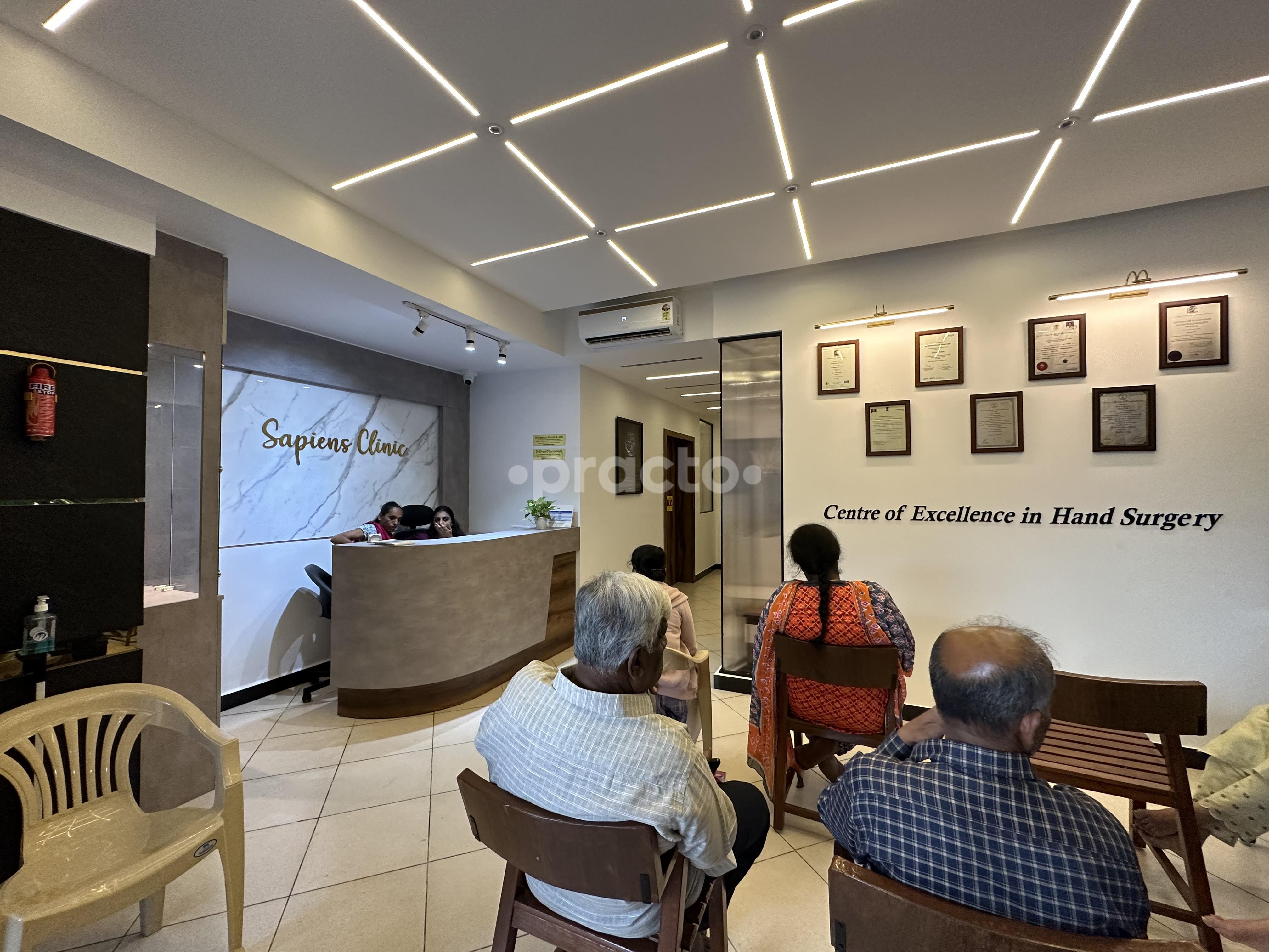 Waiting Area at Sapiens Clinic Malleswaram Bangalore