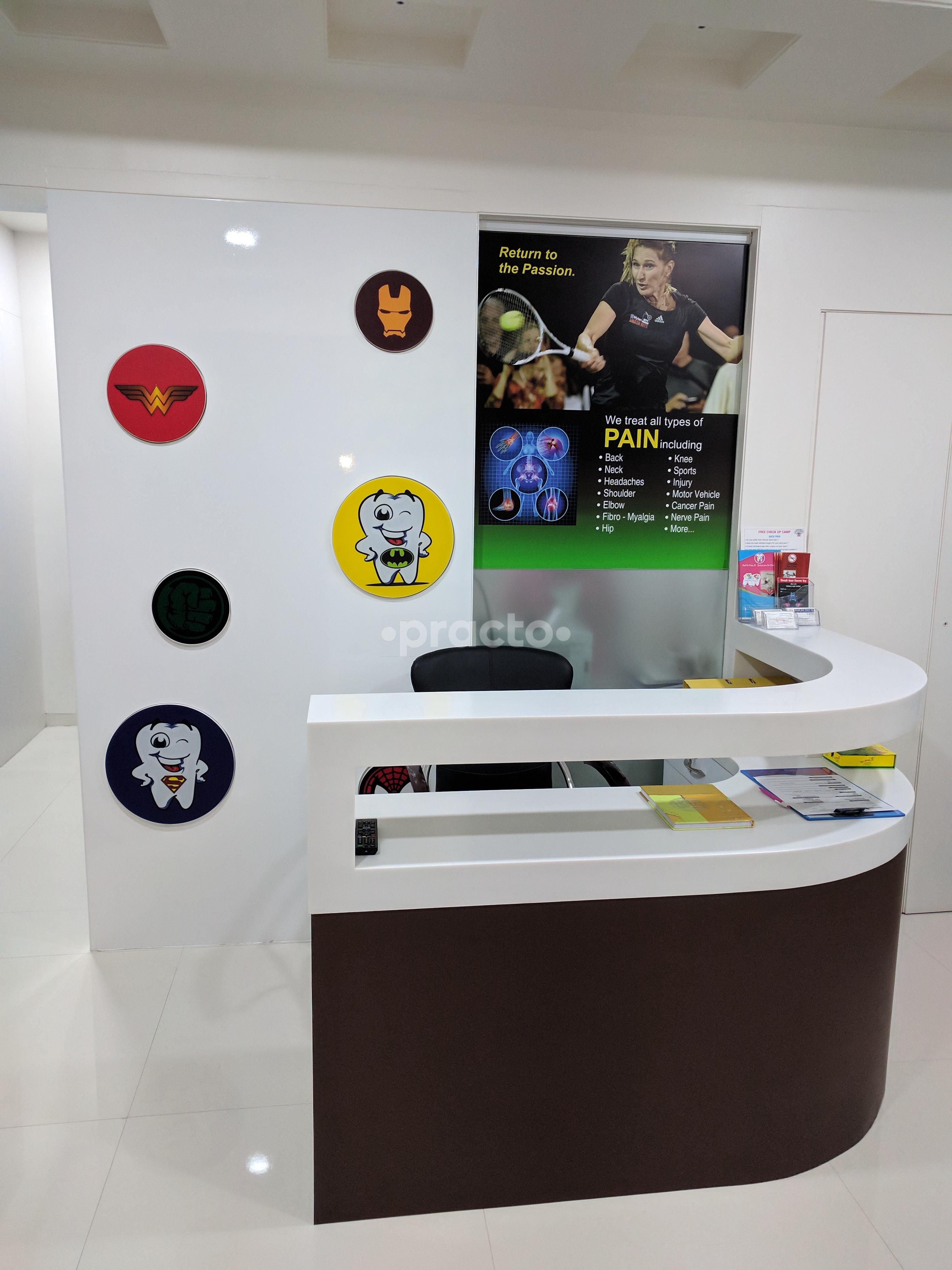 Reception at ARCHANA PAIN CLINIC Baner Pune