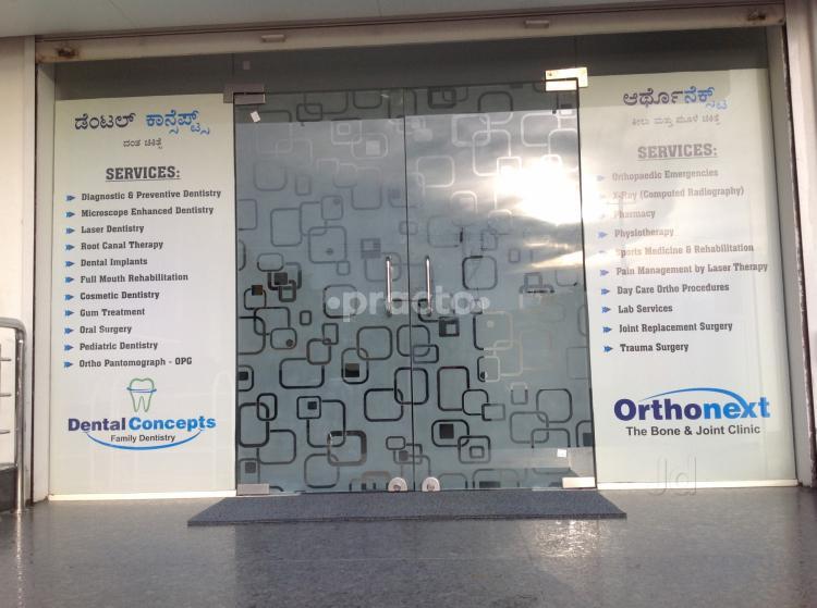 Entrance at OrthoNext And Dental Concept Vijayanagar Mysore