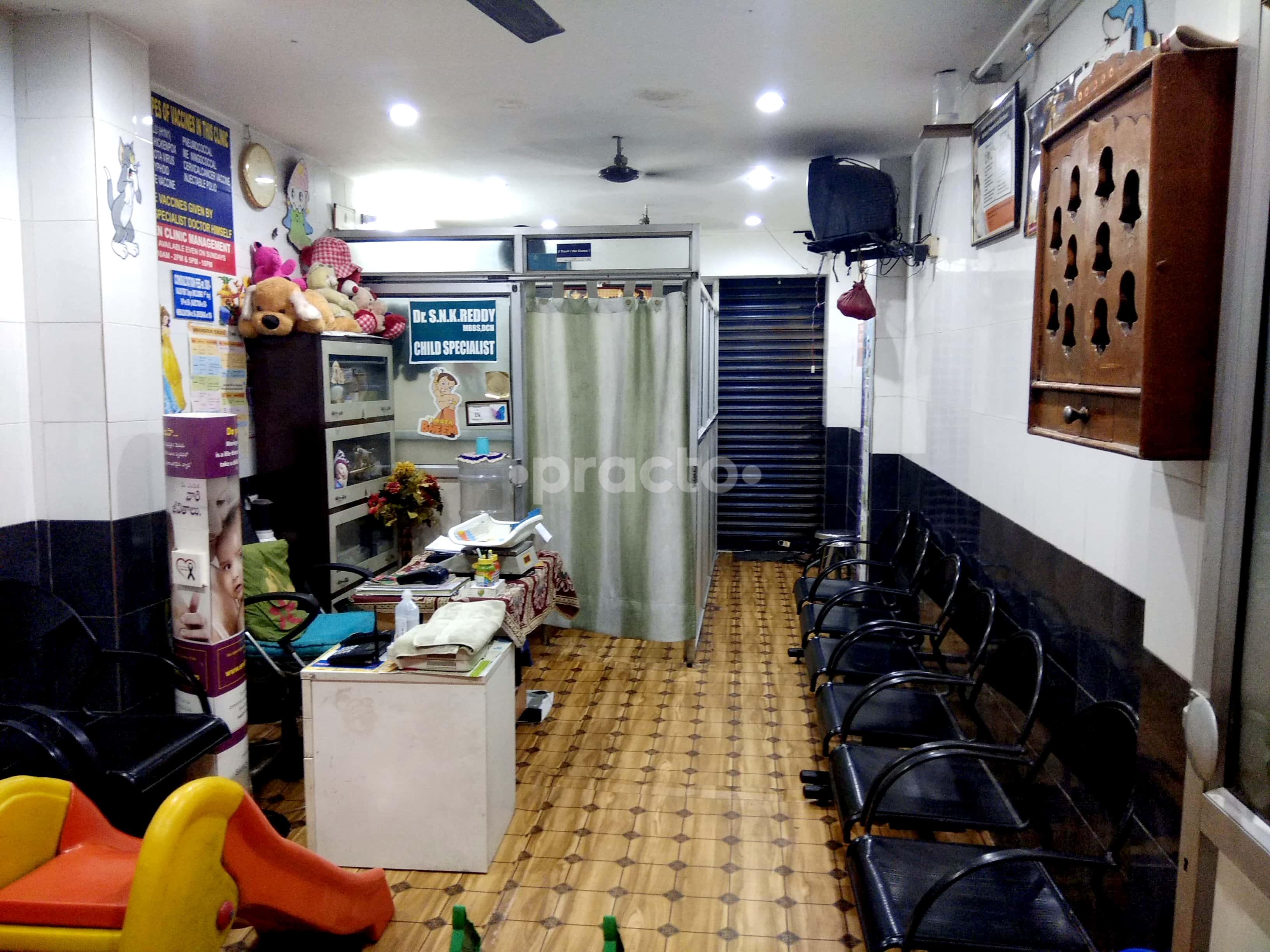 Waiting Area at Sri Sai SPNR Children Clinic & Vaccination Centre Miyapur Hyderabad