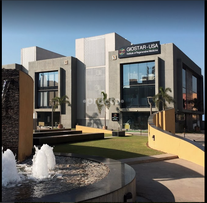 Entrance at GIOSTAR Stem Cell Hospital Thaltej Ahmedabad