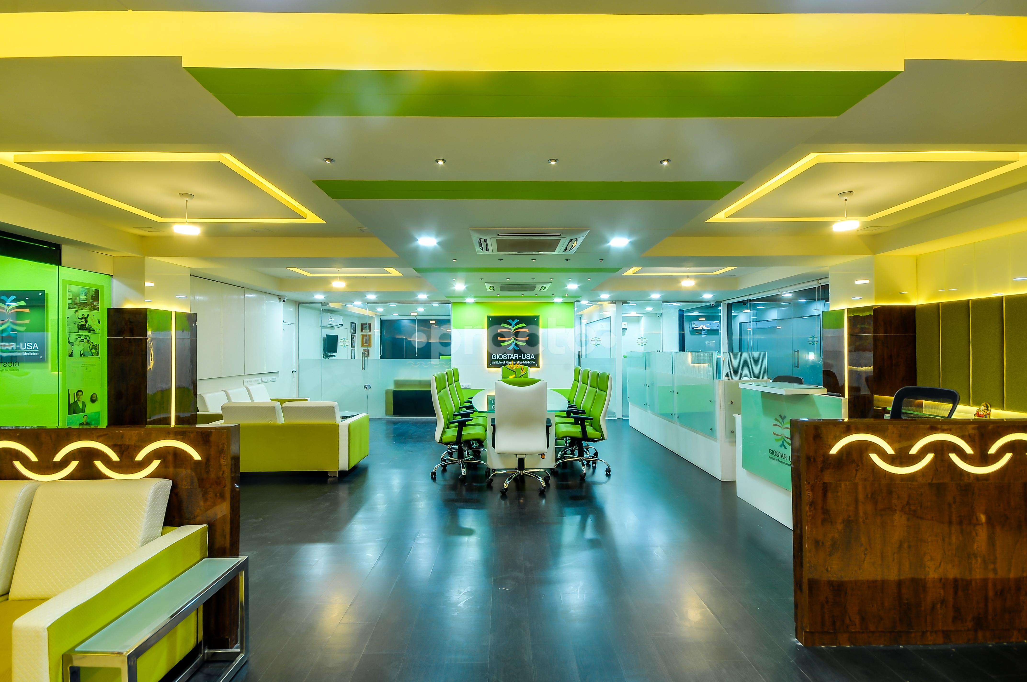 Reception at GIOSTAR Stem Cell Hospital Thaltej Ahmedabad