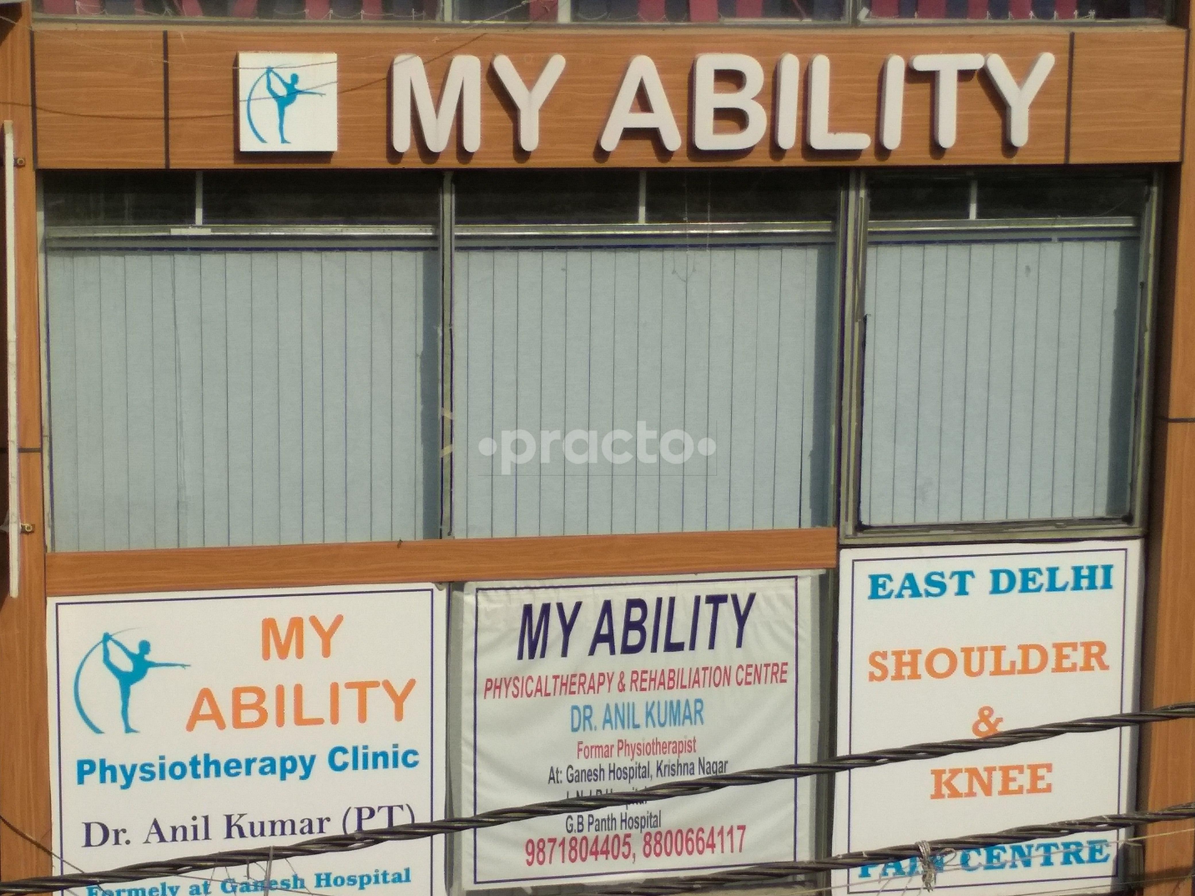 Services at My Ability Physiotherapy Clinic Krishna Nagar Delhi
