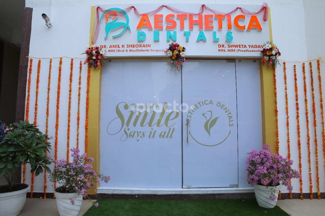 Entrance at Aesthetica Dentals Sohna Road Gurgaon