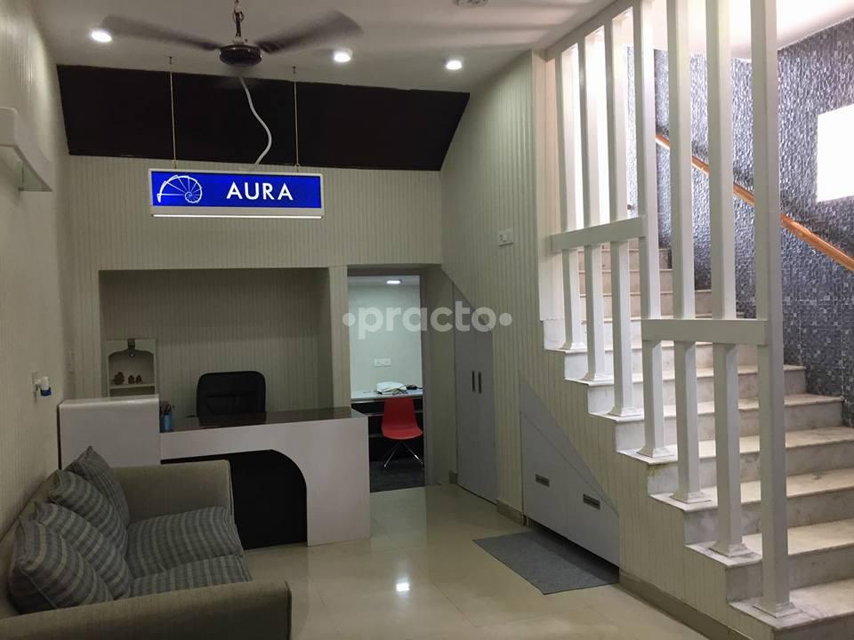 Reception at Aura Speech and Hearing Clinic Neharpar Faridabad Faridabad
