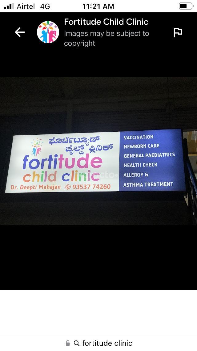 FORTITUDE CHILD CLINIC Panathur Bangalore