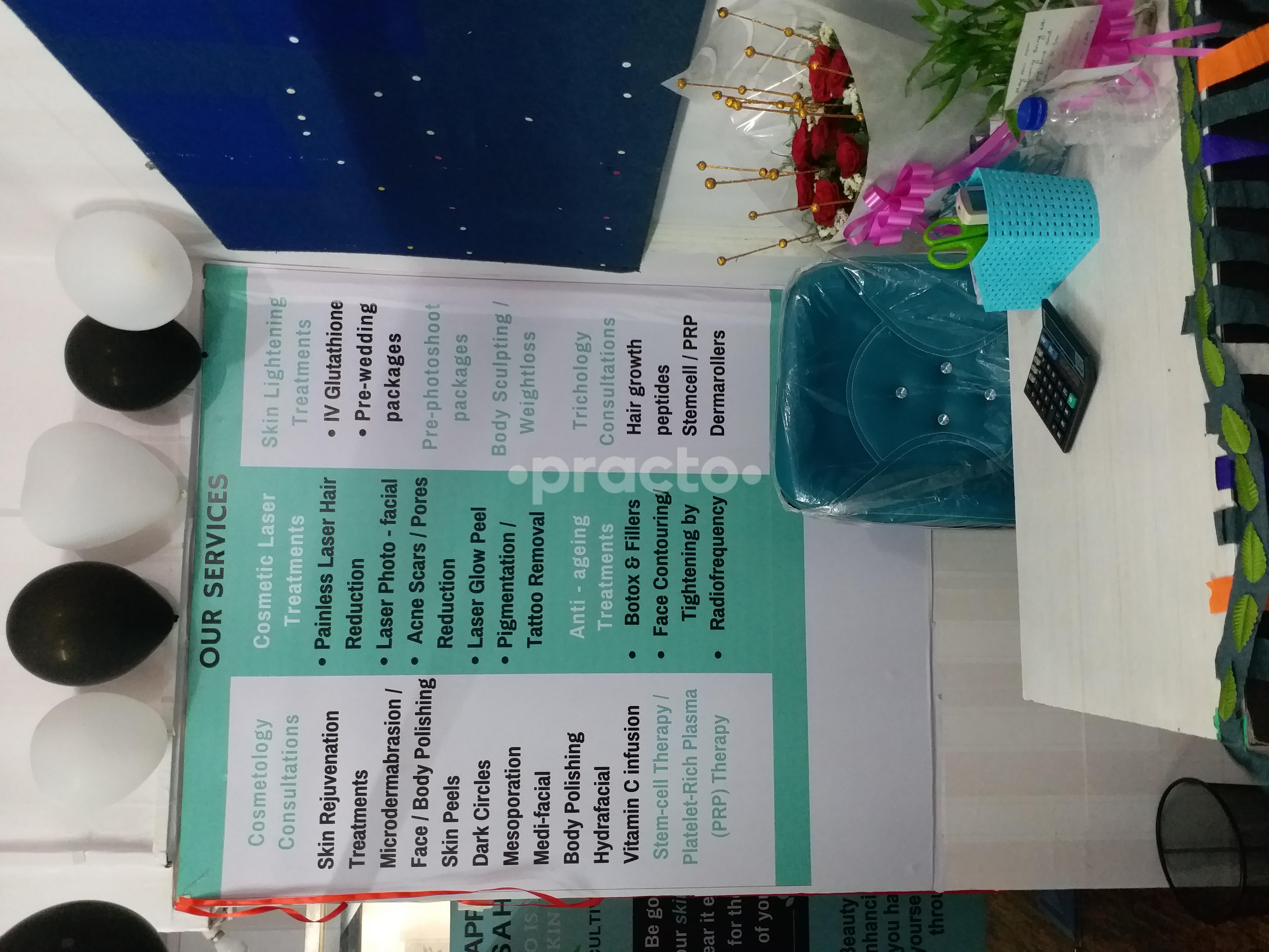 Reception at S-thetics & Healers Versova Mumbai