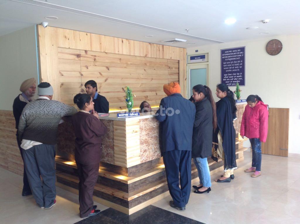 Reception at Amcare Hospital Zirakpur Chandigarh
