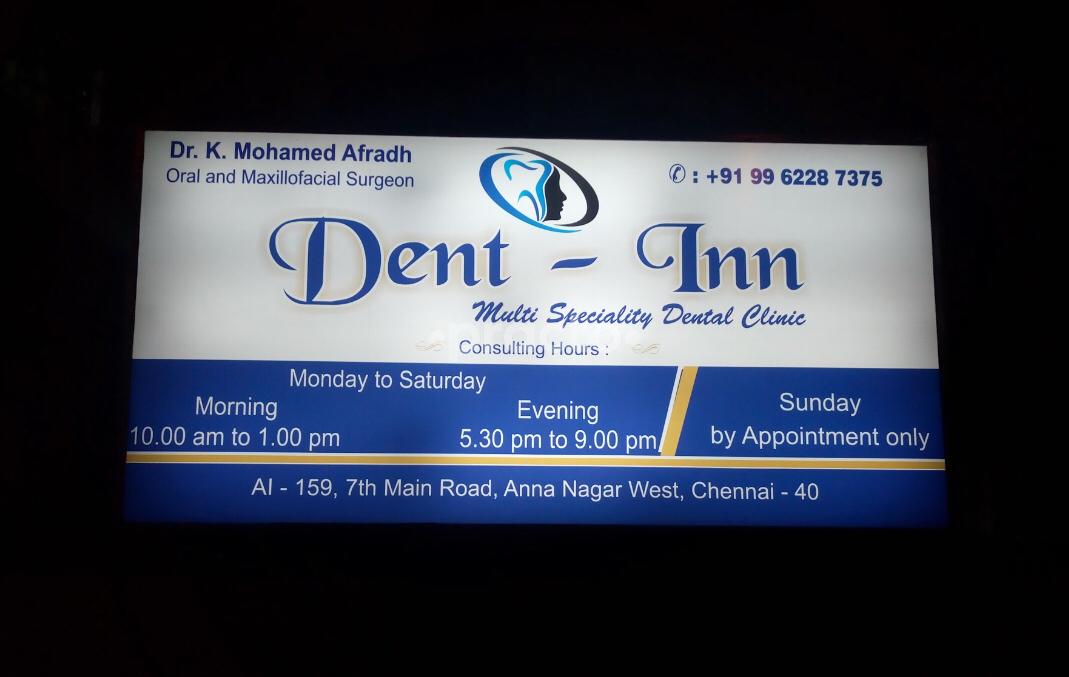 Dent Inn Multispeciality Dental Clinic Anna Nagar Chennai