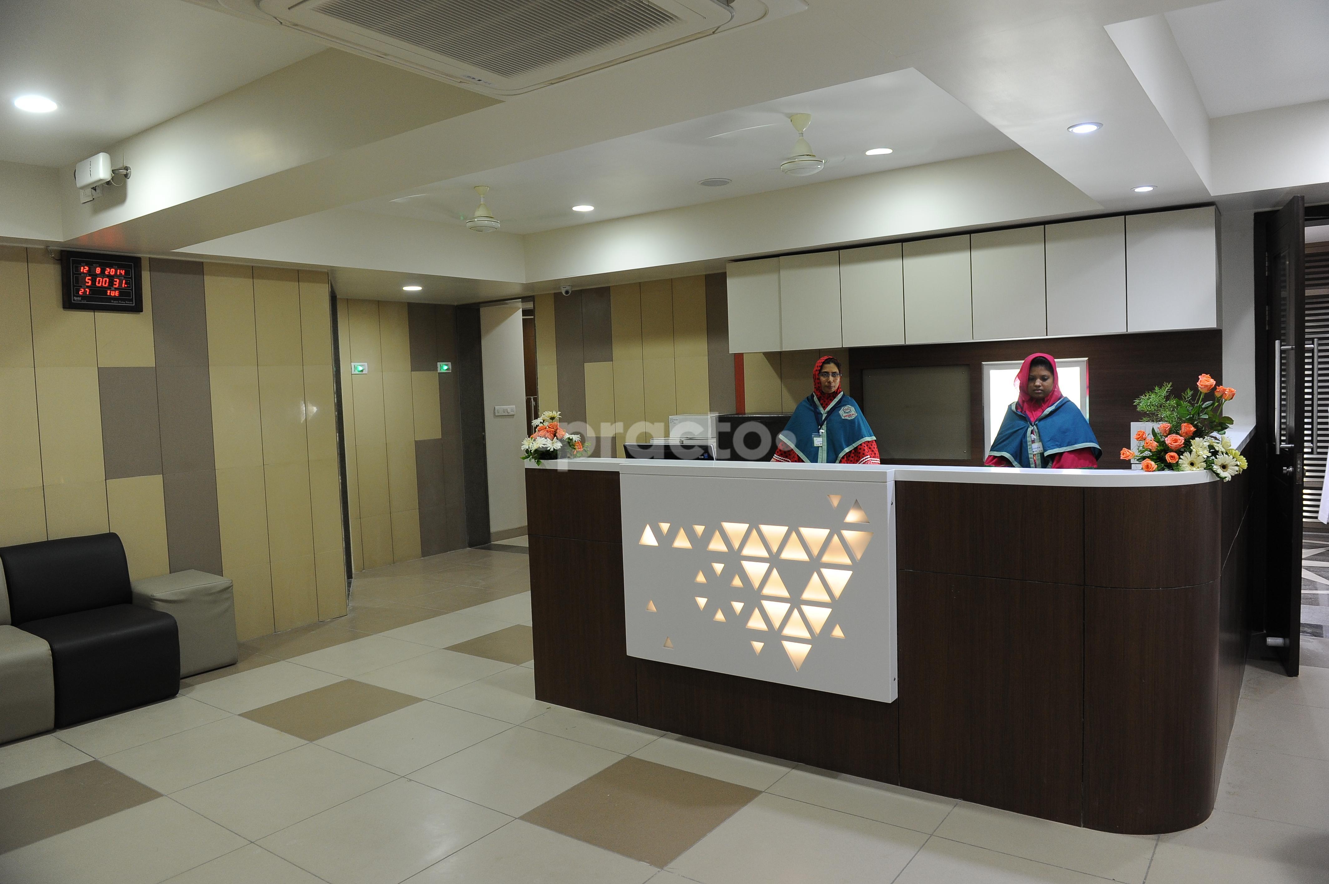 Reception Area at Burhani Hospital Mahidharpura Surat