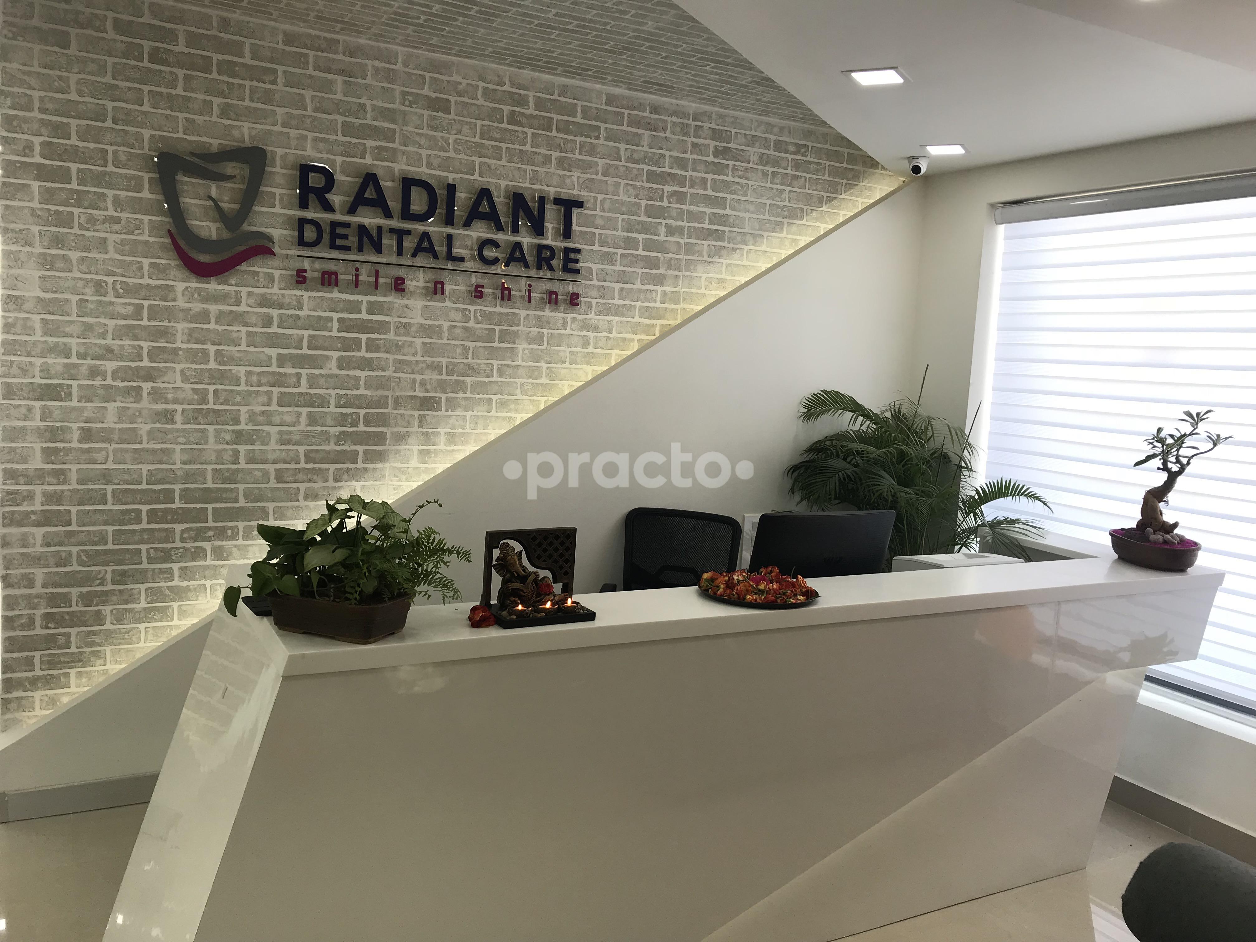 Reception at Radiant Dental Care Perungudi Chennai