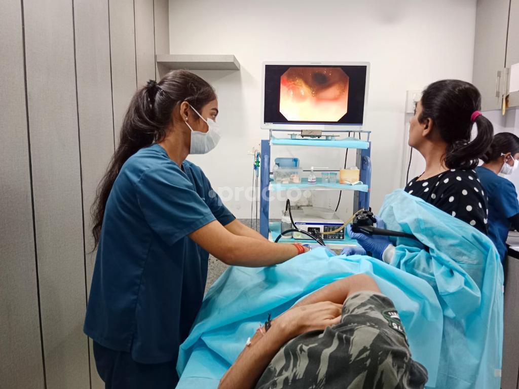Operation Room at Dr Ankita Gupta's GLEC - Gastro Liver & Endoscopy Clinic Greater Kailash Delhi
