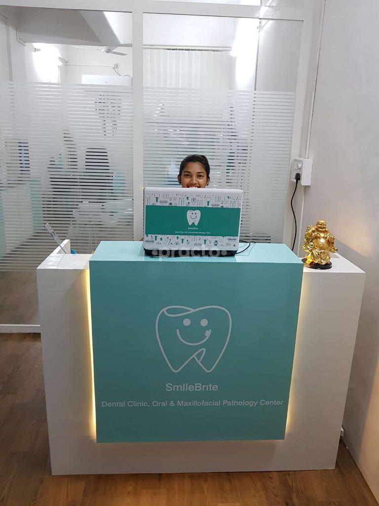 Reception at SmileBrite Dental Clinic Mulund West Mumbai