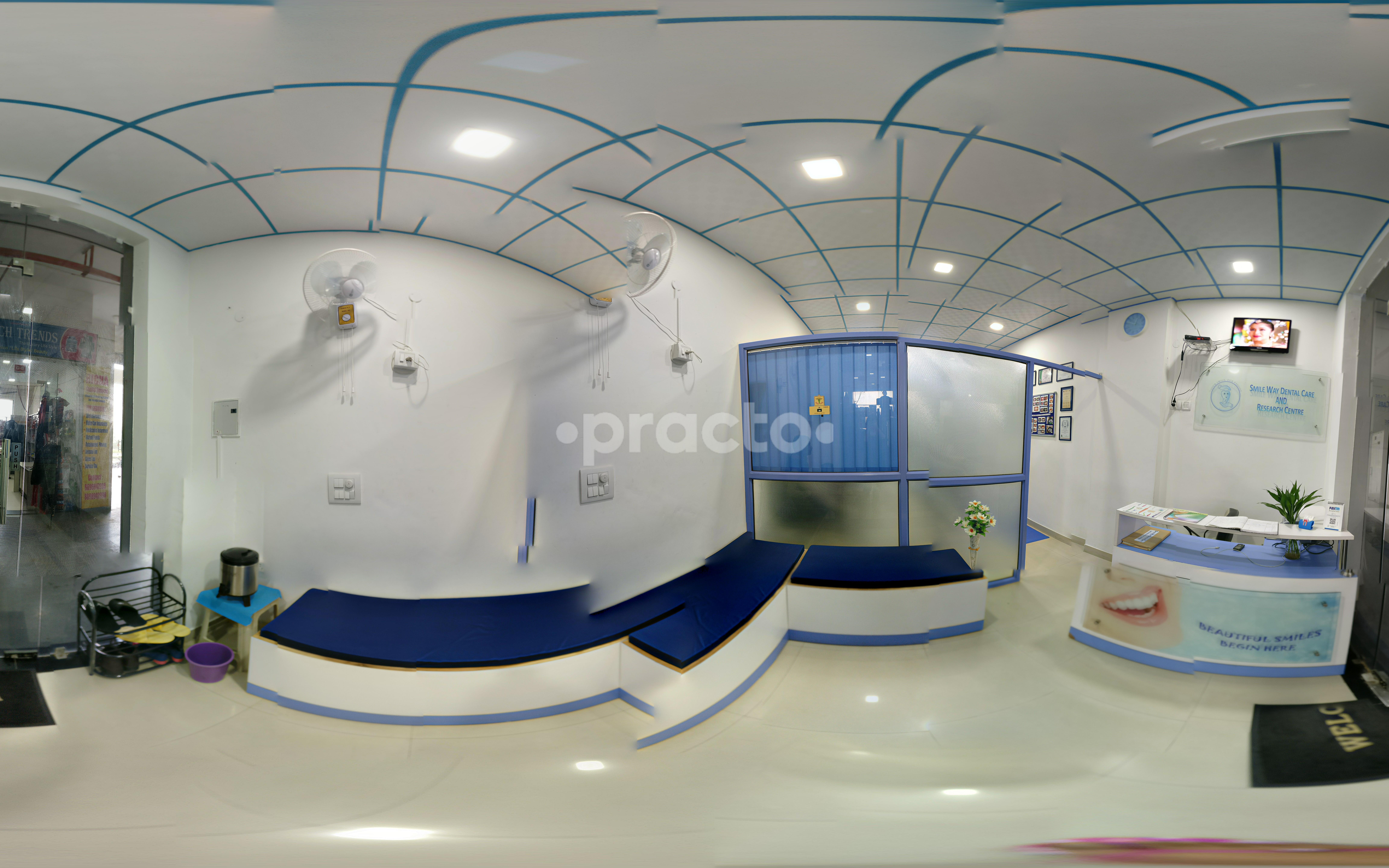 Waiting Area at Smile Way Dental Care South City-I Gurgaon
